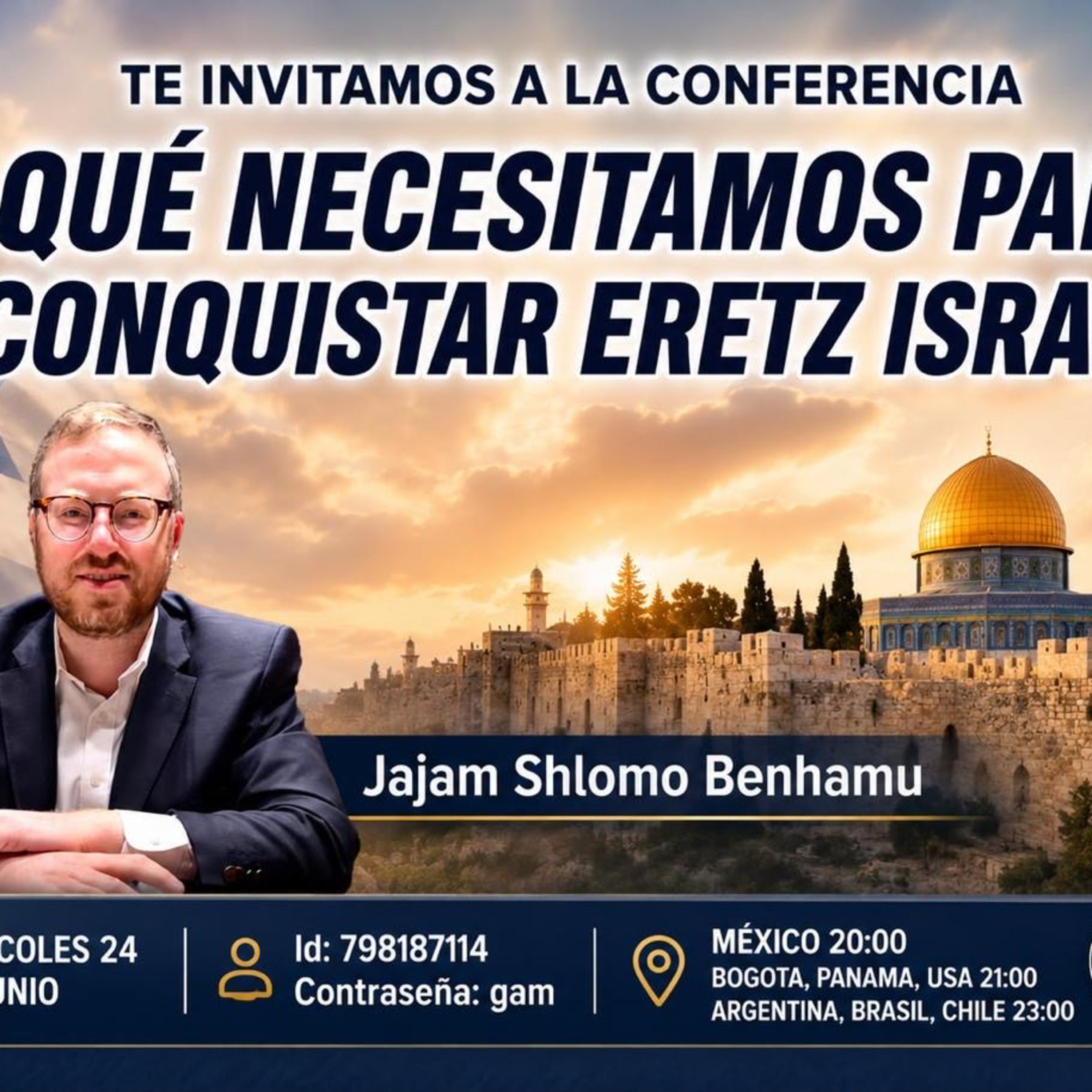 RAB SHLOMO BENHAMU- BALAK- JUKAT5787- QUE NECESITAMOS PARA CONQUISTAR ERETZ ISRAEL  episode artwork