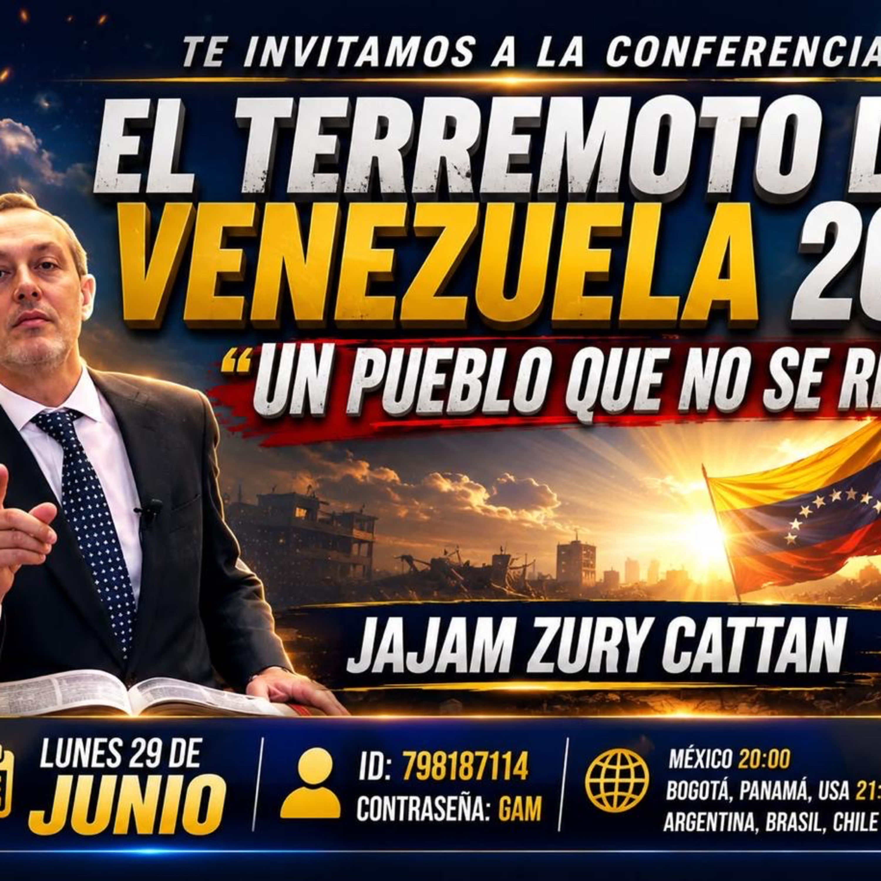 RAB SURI CATTAN- TERREMOTO EN VENEZUELA 2026- COMO ENFRENTAR UN TERREMOTO PERSONAL episode artwork