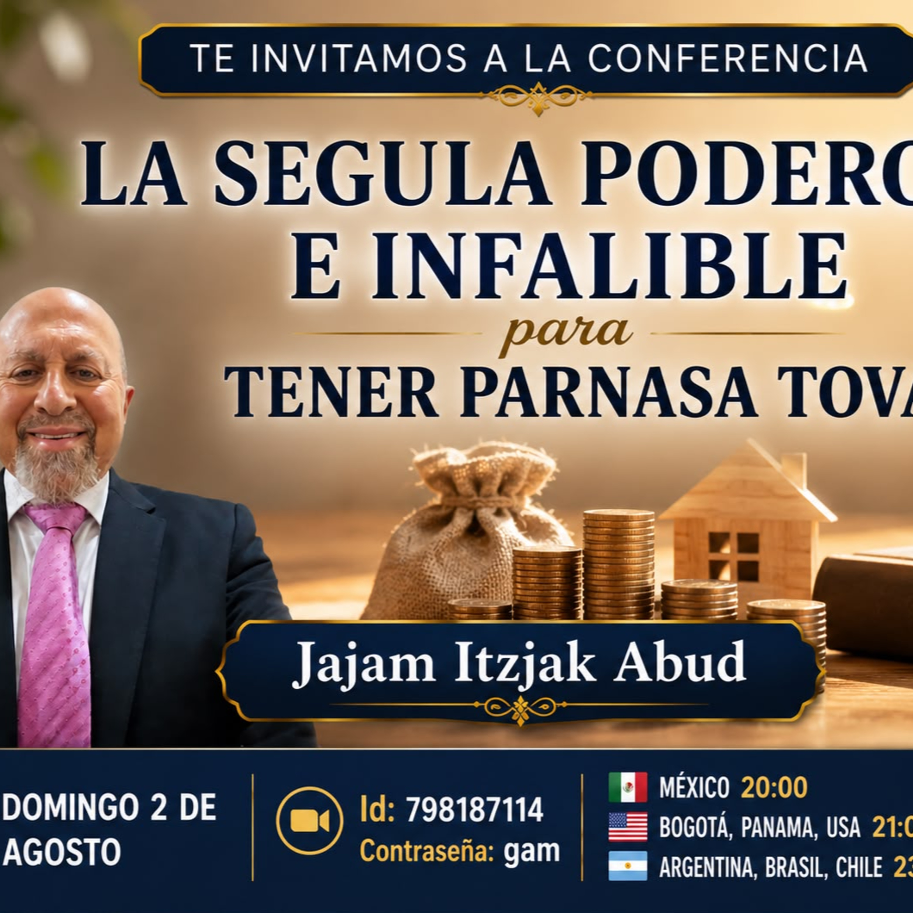 RAB YITZJAK ABUD- LA SEGULA PODEROSA E INFALIBLE PARA TENER PARNASA TOBA