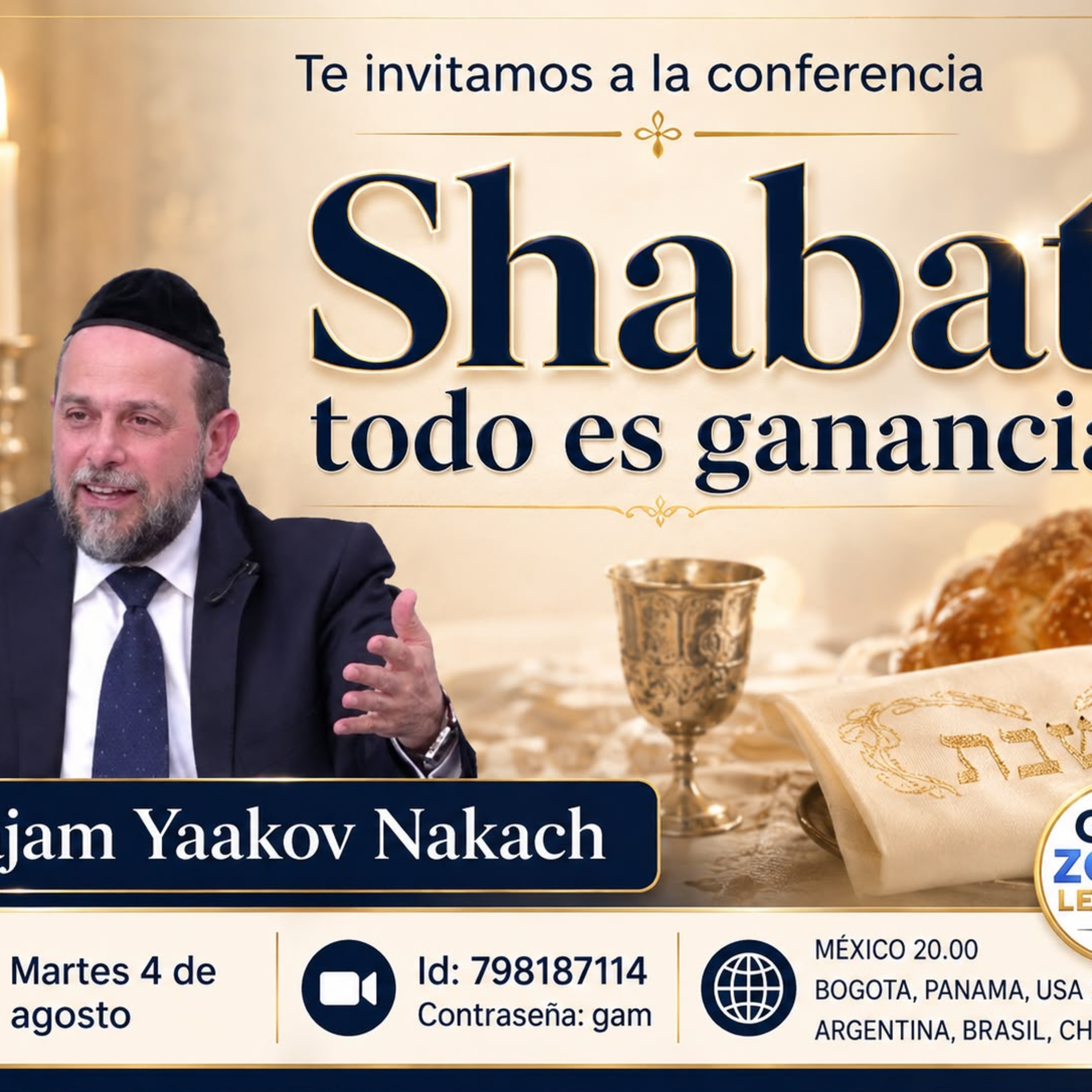 RAB YAAKOV NACACH- SHABAT- TODO ES GANANCIA