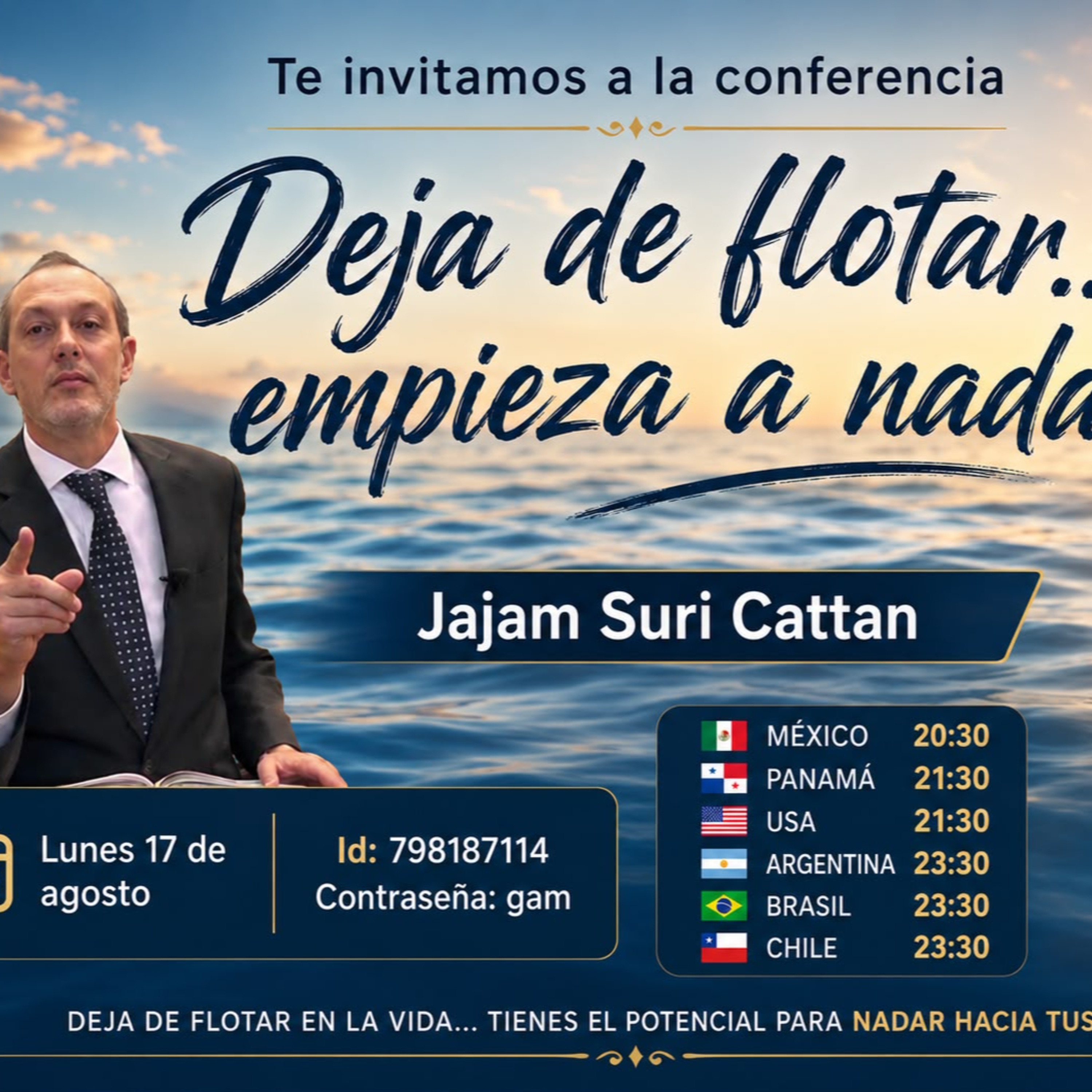 RAB SURI CATTAN- DEJA DE FLOTAR Y EMPIEZA A NADAR