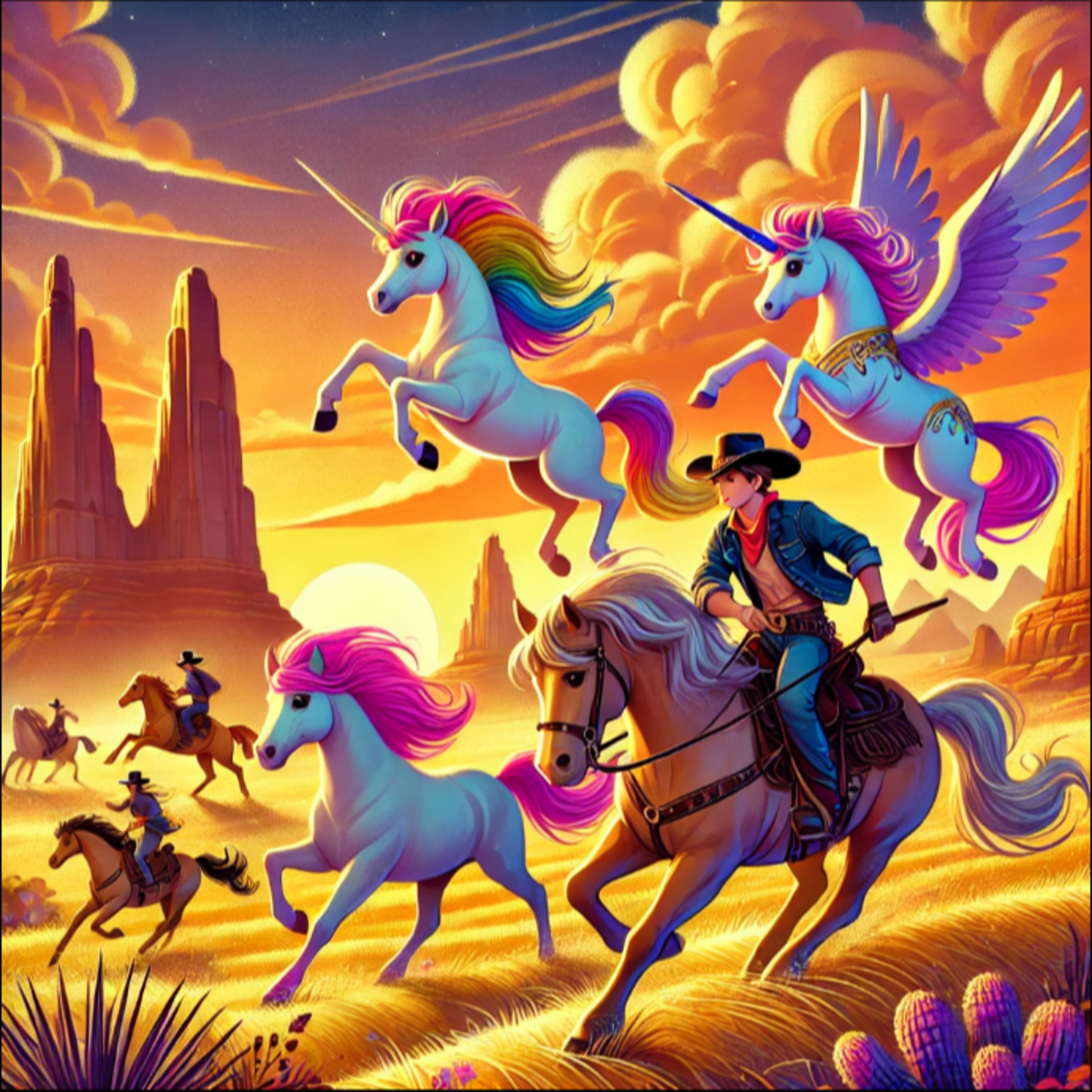 Heste, Cowboys og Enhjørninger | Podcast for børn episode artwork