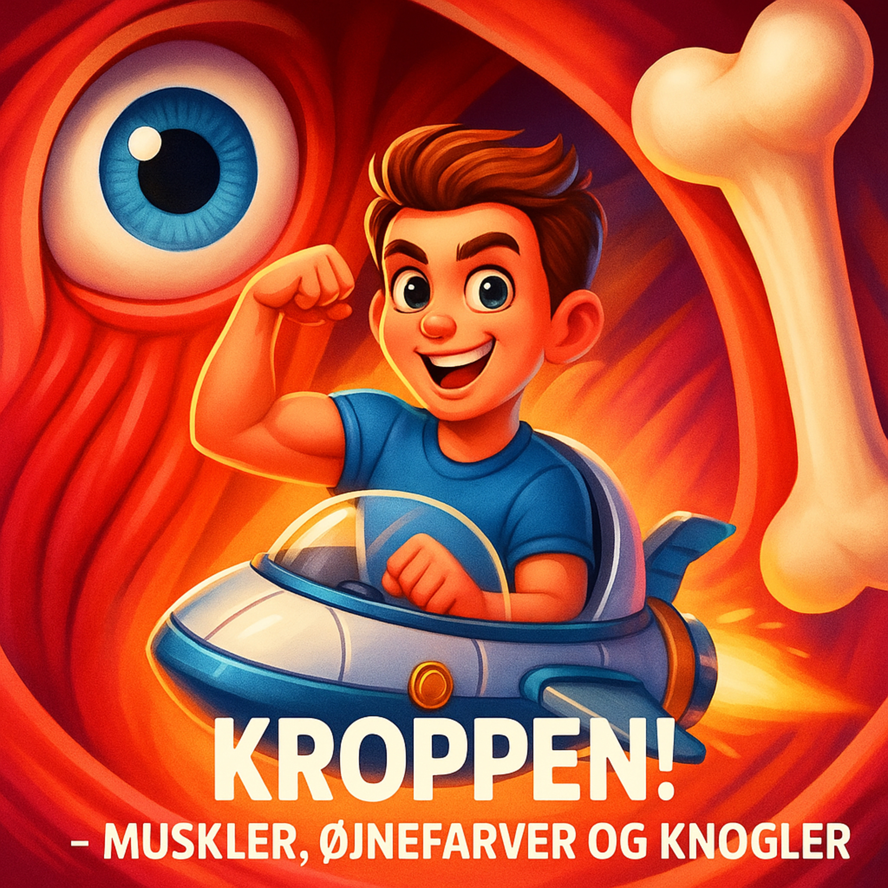 Muskler, Øjnefarver og Knogler | Podcast for børn episode artwork