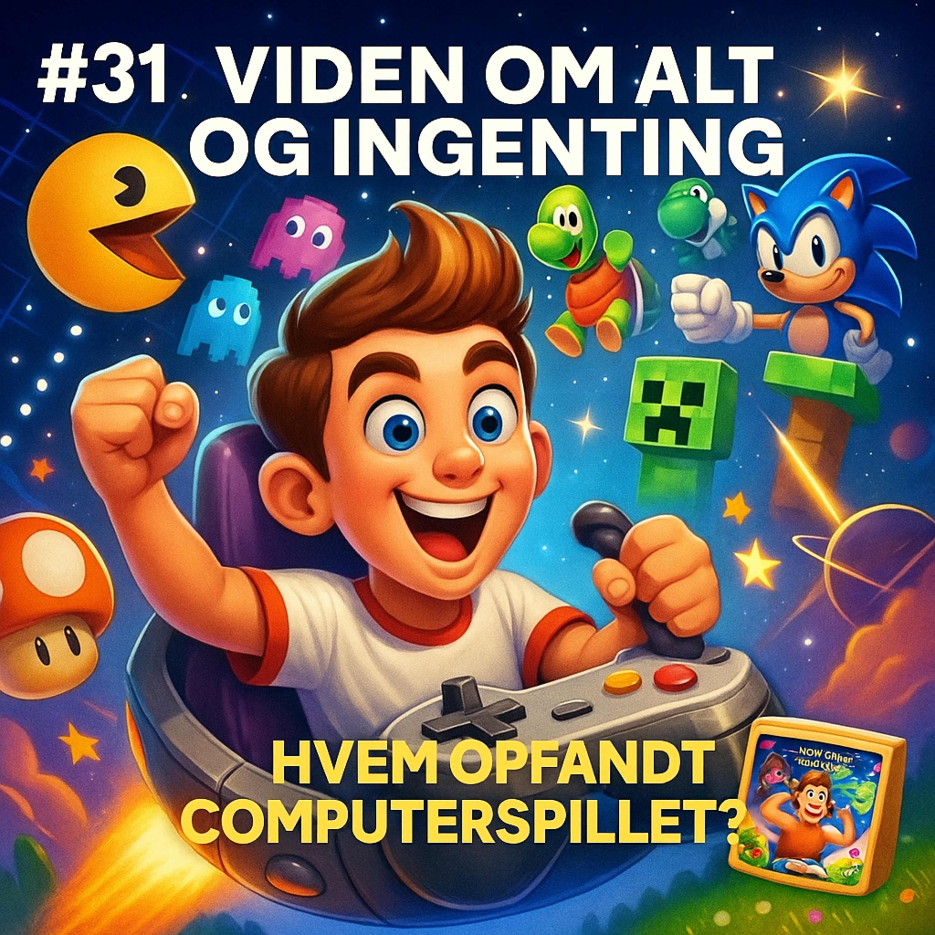Computerspillets historie | Podcast for børn episode artwork
