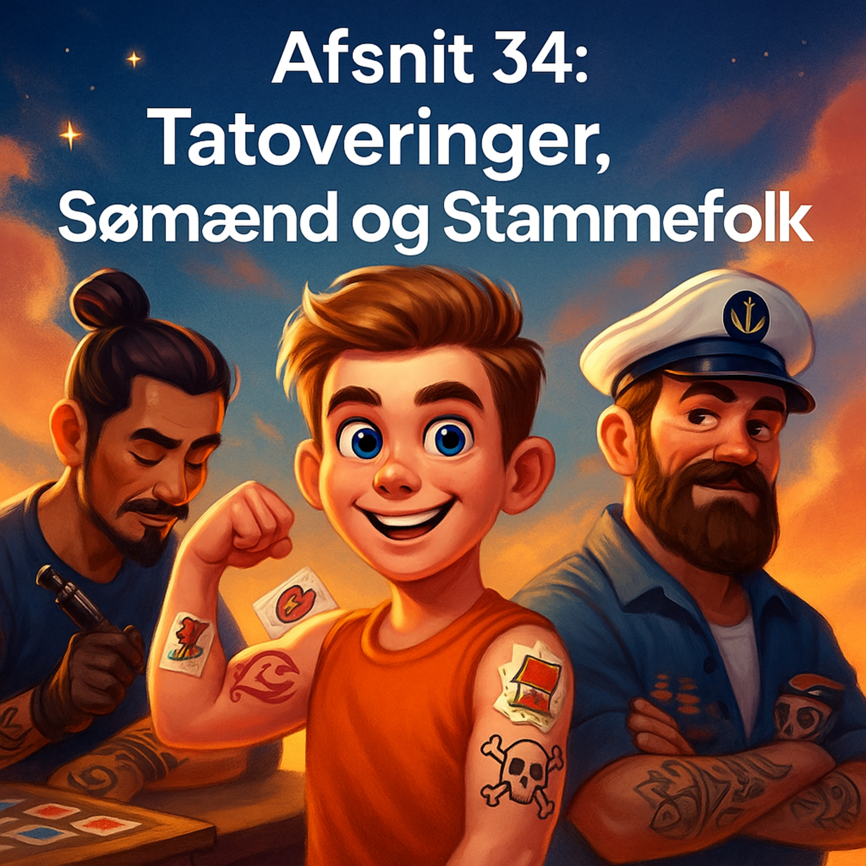 Tattoveringer, Sømmænd og Stammefolk | Podcast for børn episode artwork