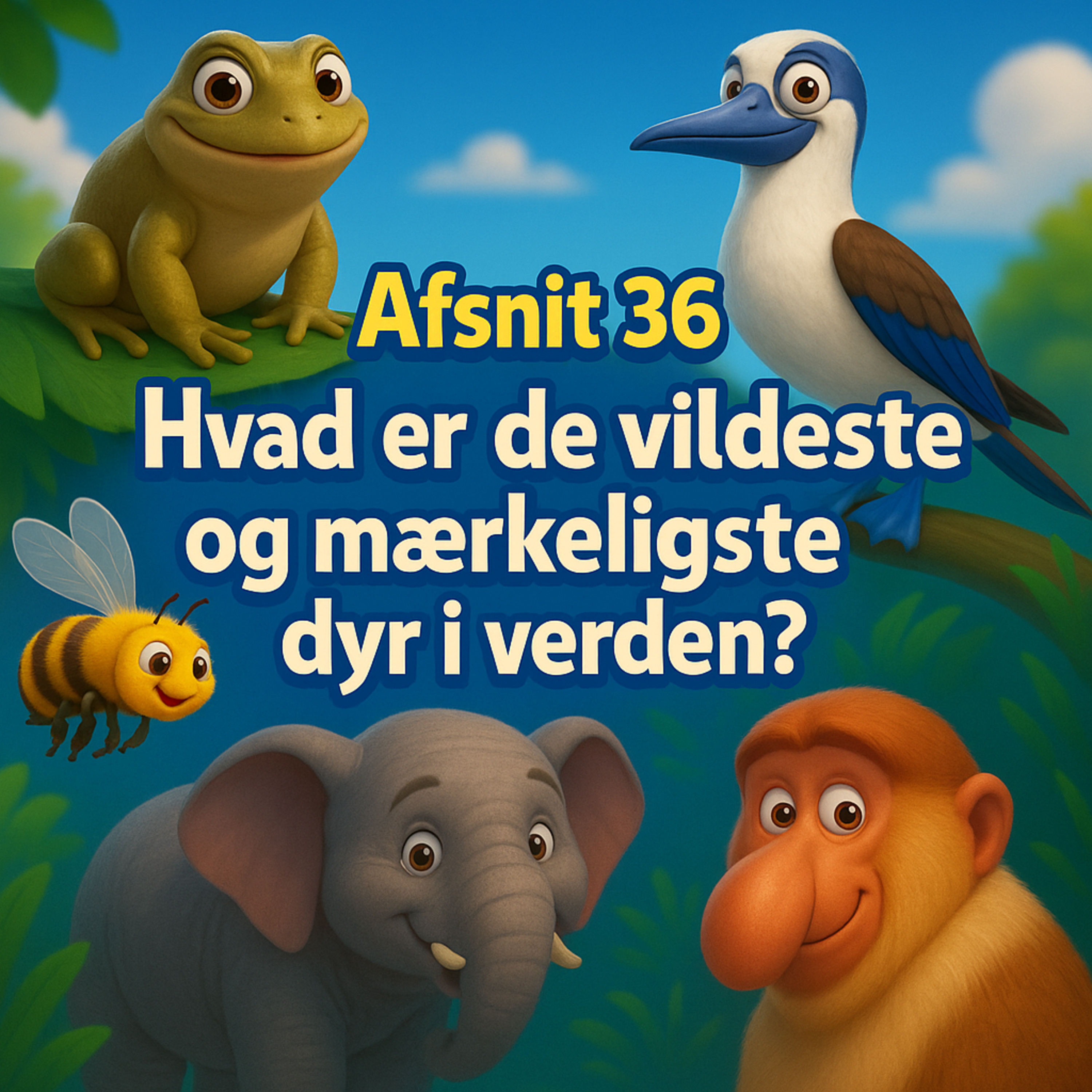 De mærkeligste dyr i verden | Podcast for børn