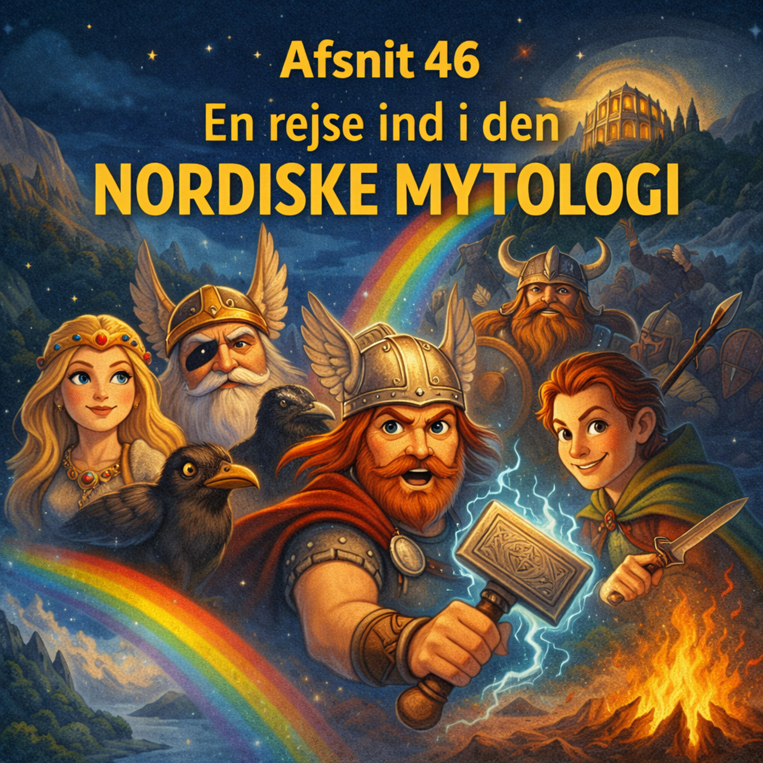 Valhalla og Nordiske guder | Til nysgerrige børn episode artwork