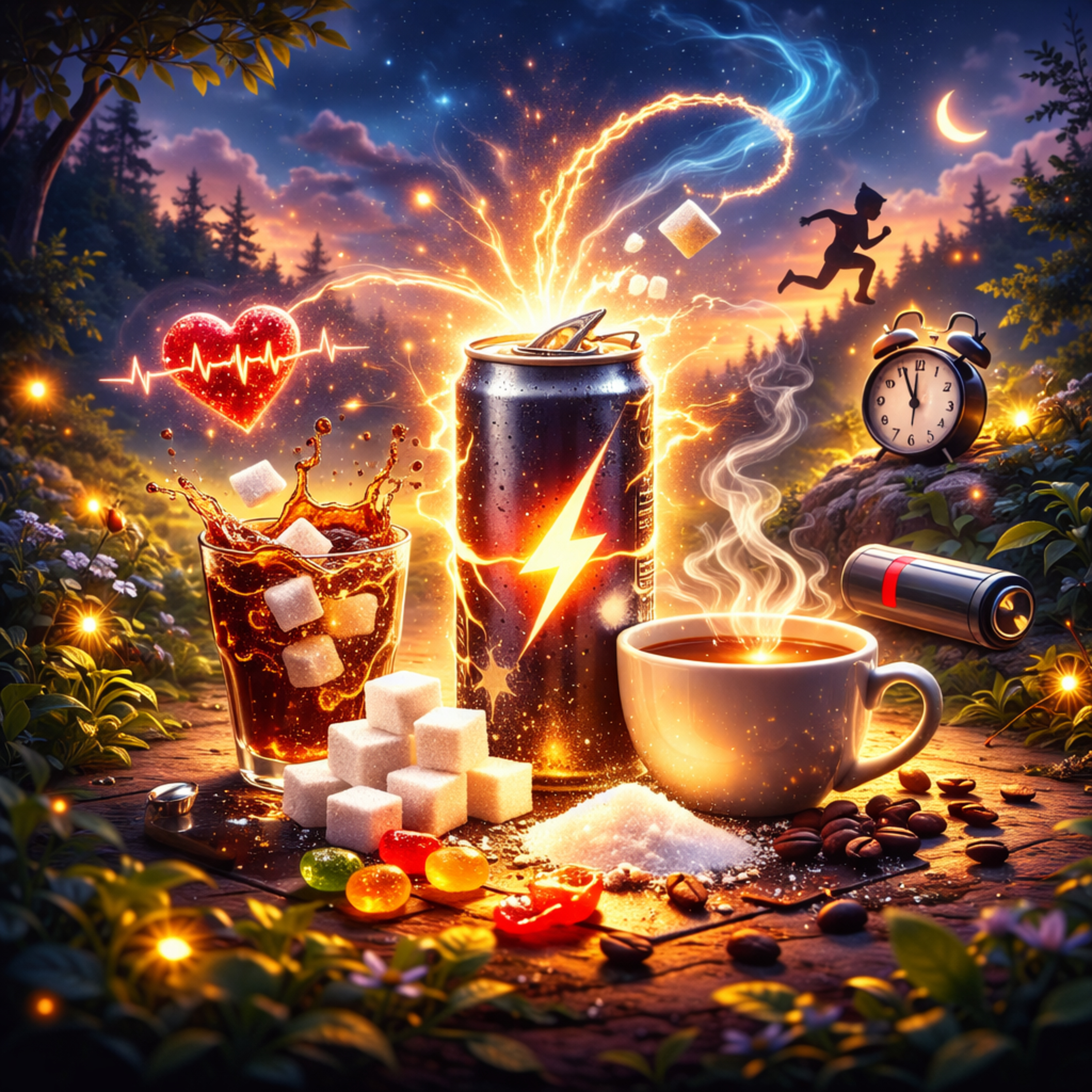 Er energidrikke usunde for børn? | Til nysgerrige børn episode artwork
