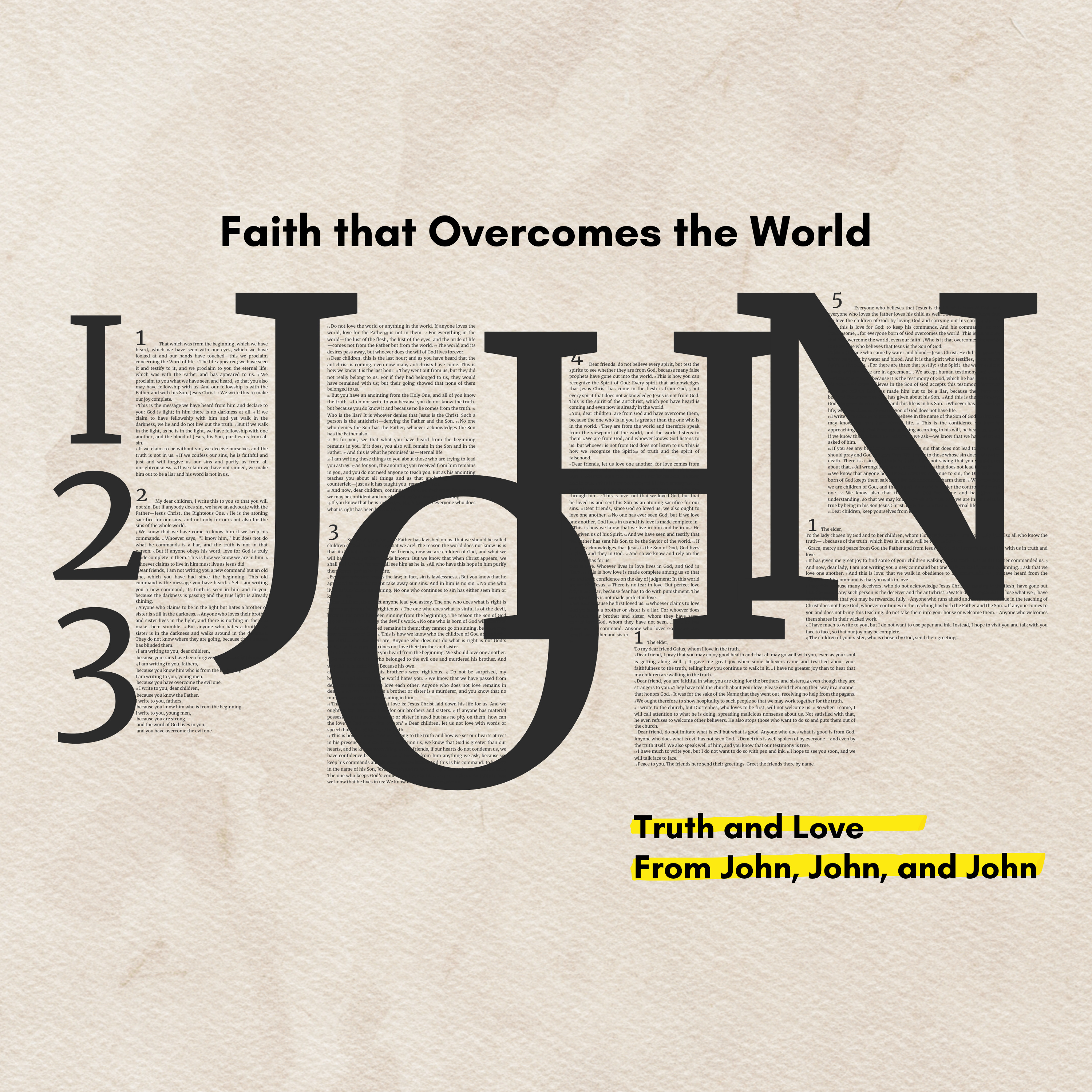 Faith that Overcomes the World | Truth and Love from John, John and John | Steve Warner episode artwork