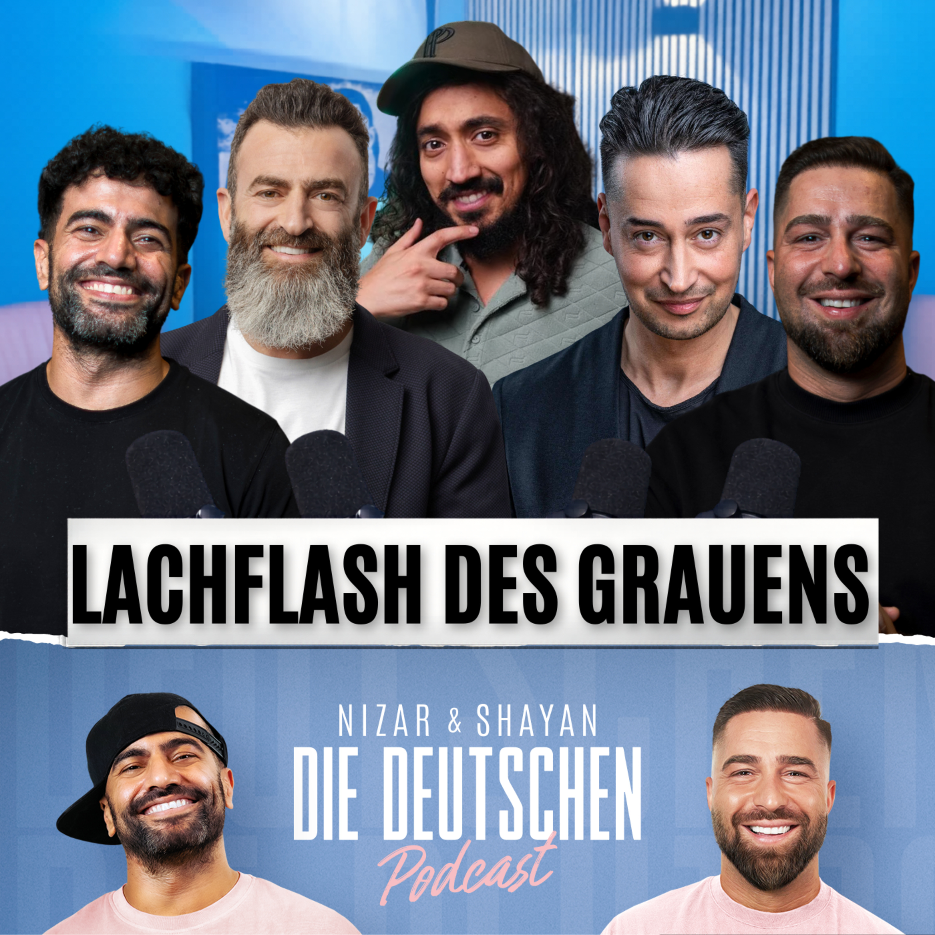 Lachflash 😂 mit Salim, Farid, Omar, Nizar & Shayan | Die Deutschen Podcast 