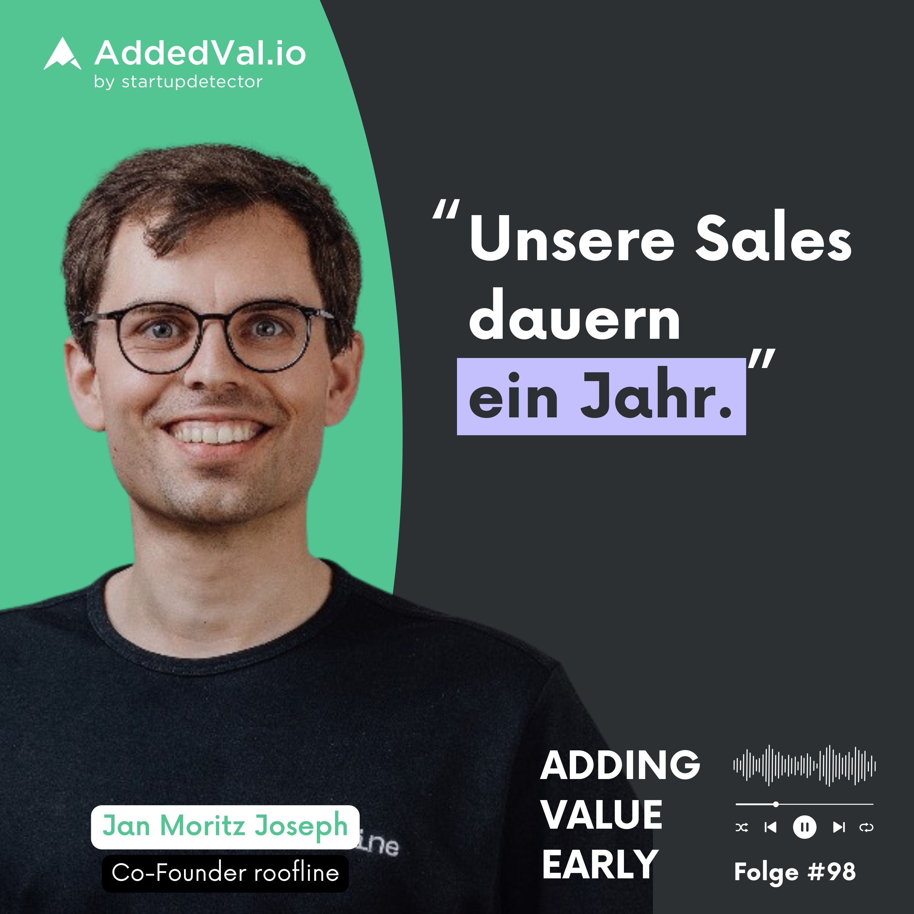 98: KI verkaufen an Giganten – Moritz Joseph über endlos lange Sales-Zyklen episode artwork