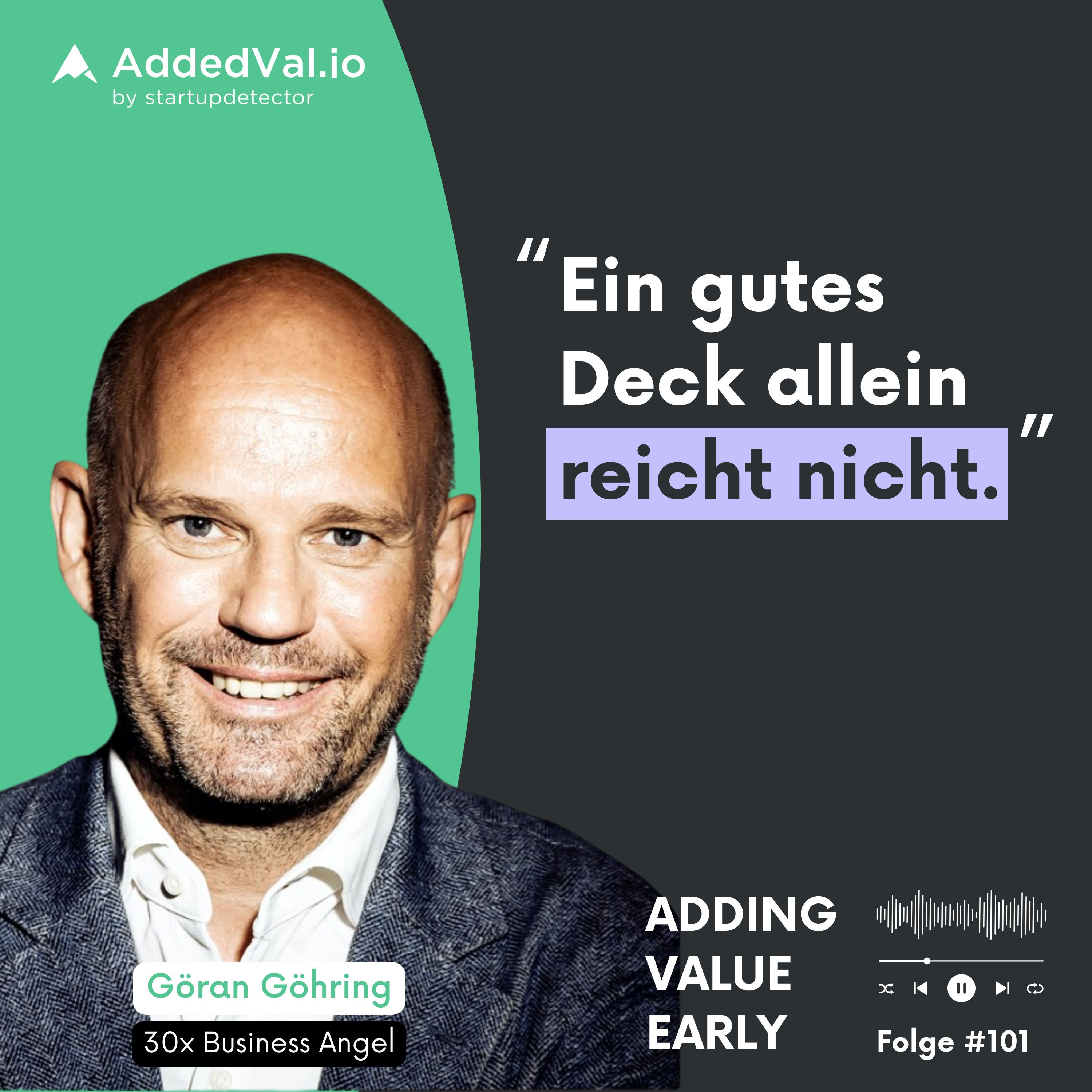 101: Angels sind kein Geldautomat – Göran Göhring über smarte Founder-Ansprache episode artwork