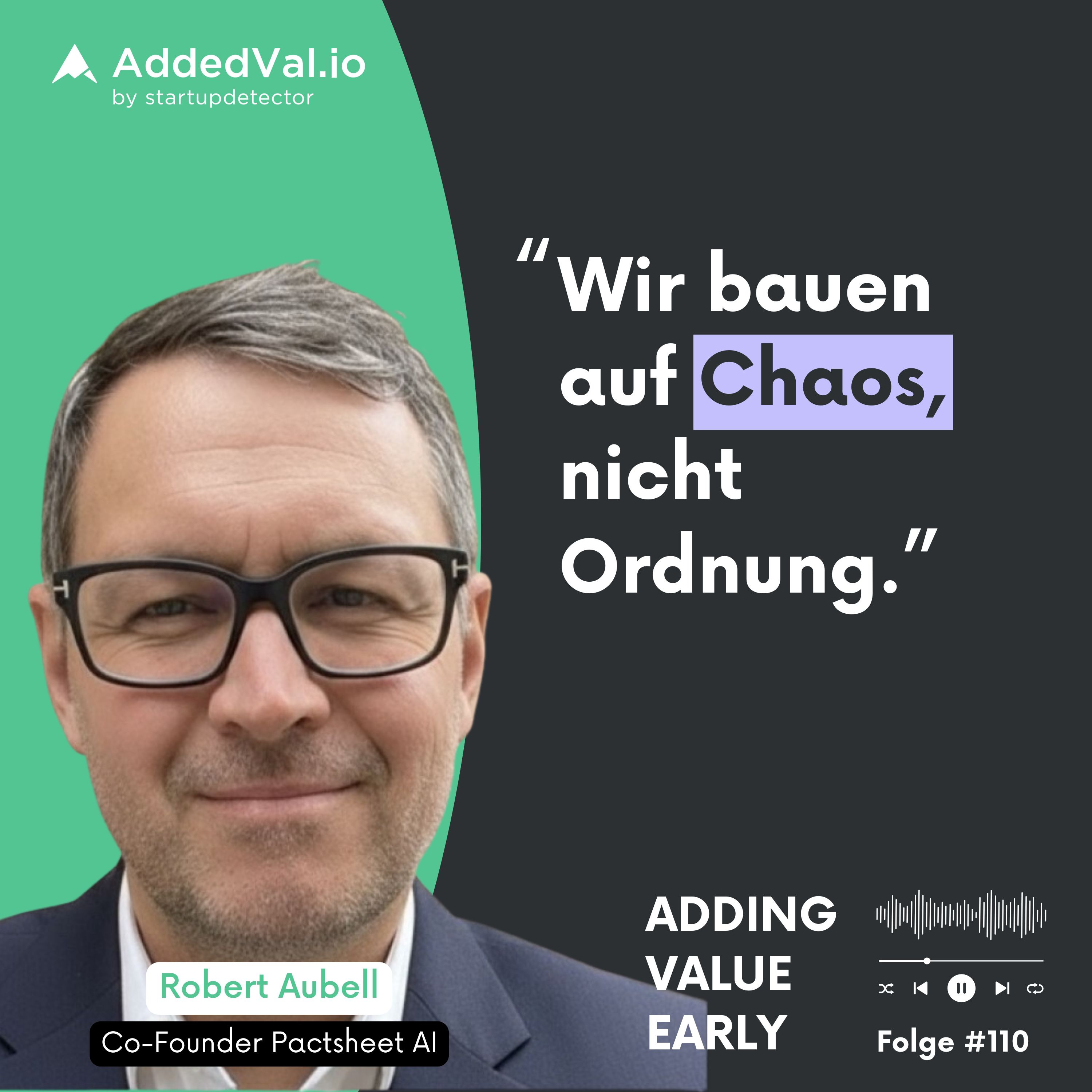 110: So startest du mit MVPs richtig – Robert Aubell über frühe Kunden und saubere Learnings episode artwork