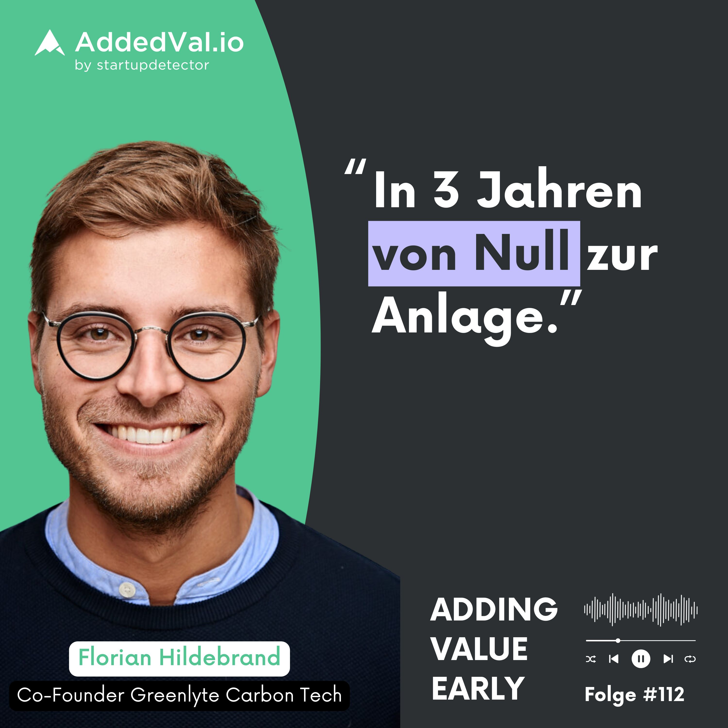 112: So baust du ein Deep Tech schneller - Florian Hildebrand über Geschwindigkeit als Strategie episode artwork