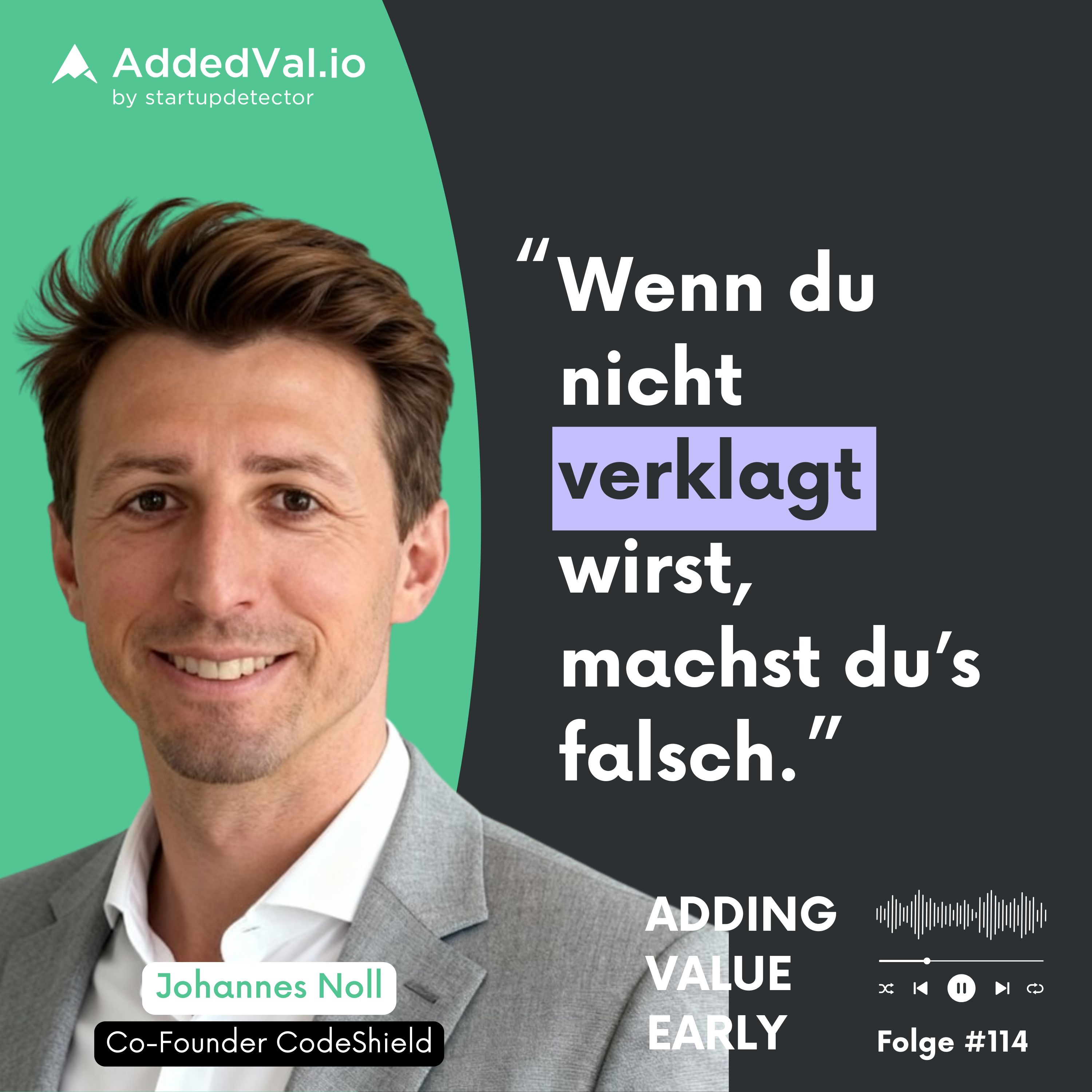 114: Learnings im Cybersecurity Sales – Johannes Noll über radikales Outbound episode artwork