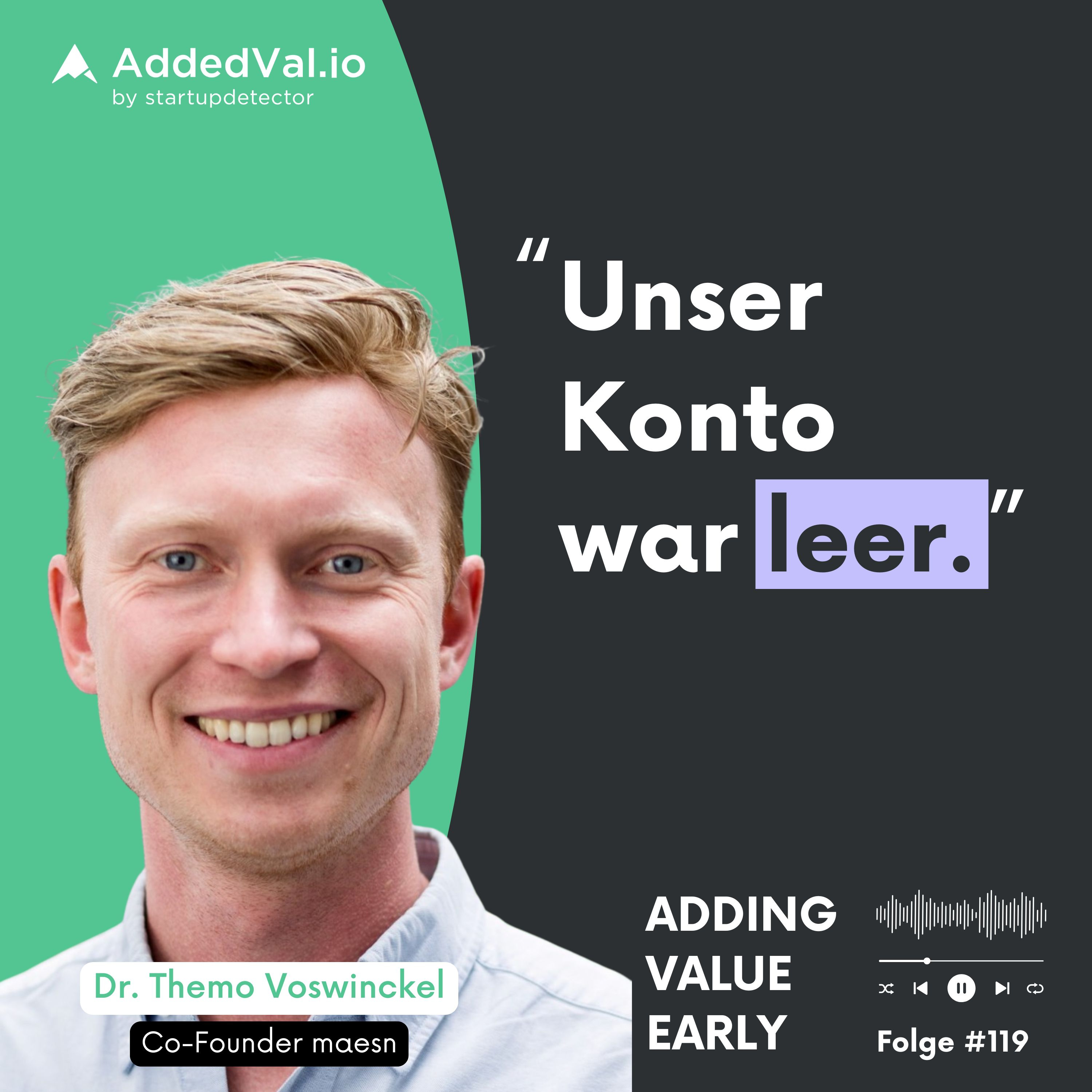119: Zwei Pivots bis zum VC-Funding – Themo Voswinckel über Strategie unter Druck episode artwork