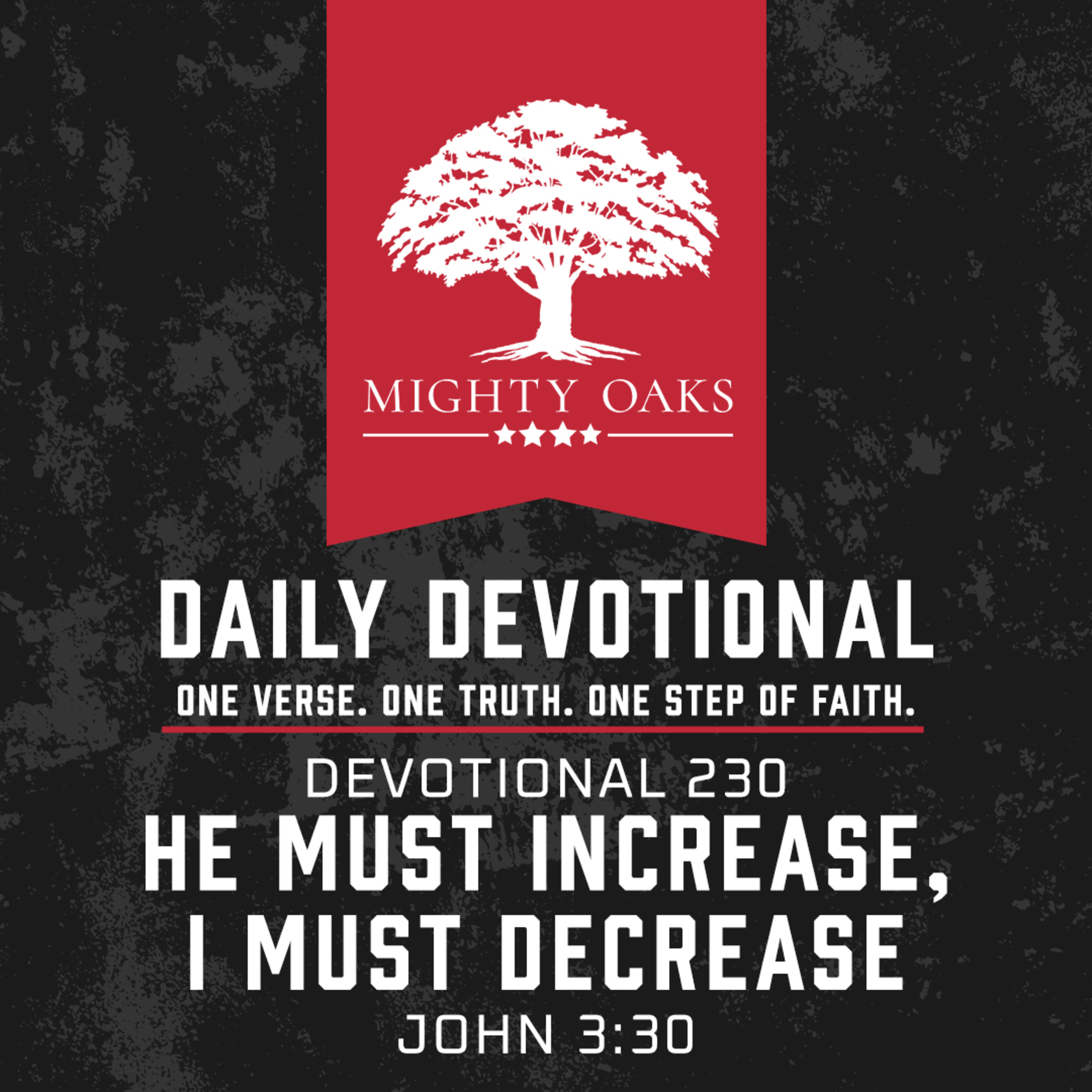 He Must Increase, I Must Decrease | John 3:30 episode artwork