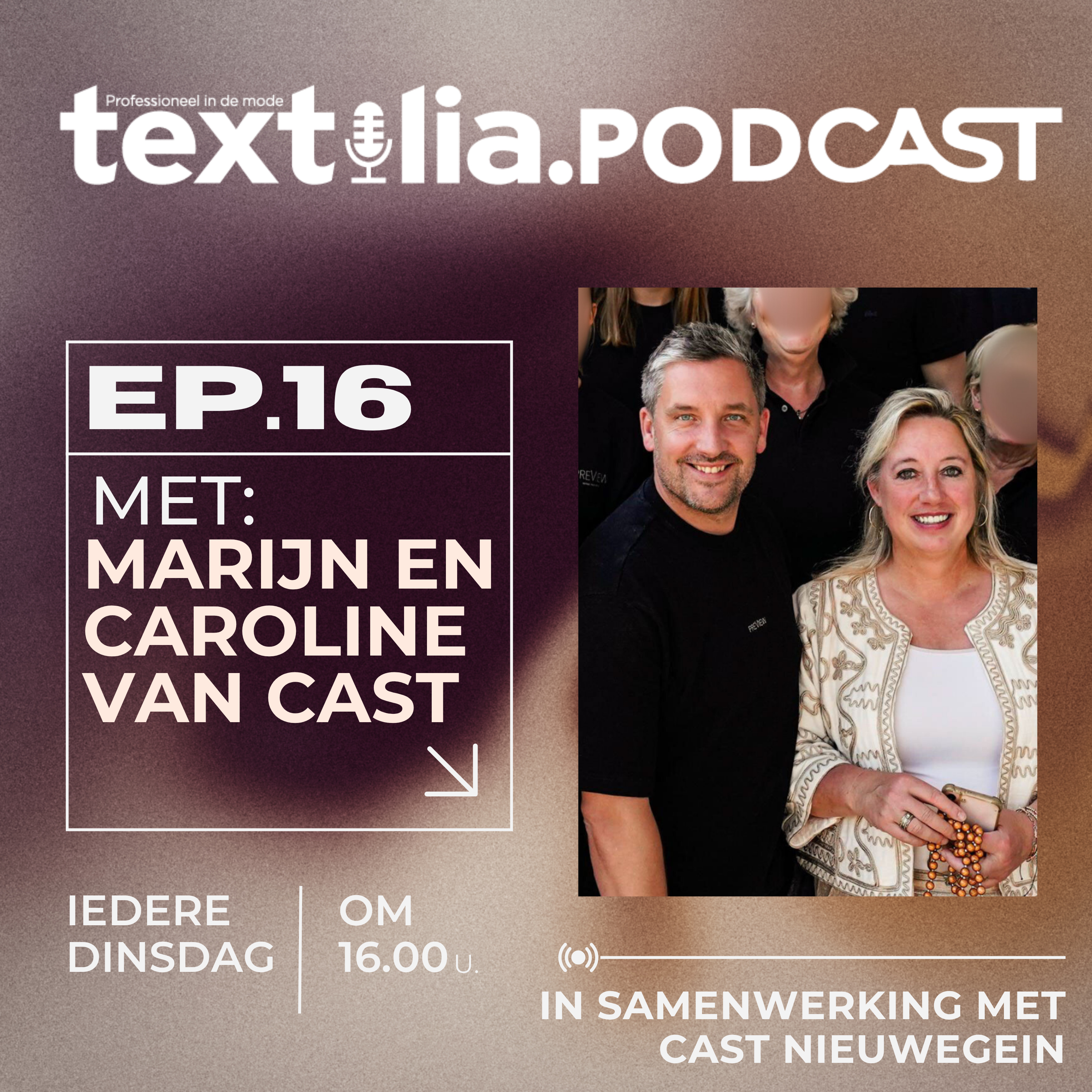 Een warm welkom voor iedereen: zo bouwt CAST aan beurzen met impact | Textilia Talks | Afl. 16 episode artwork