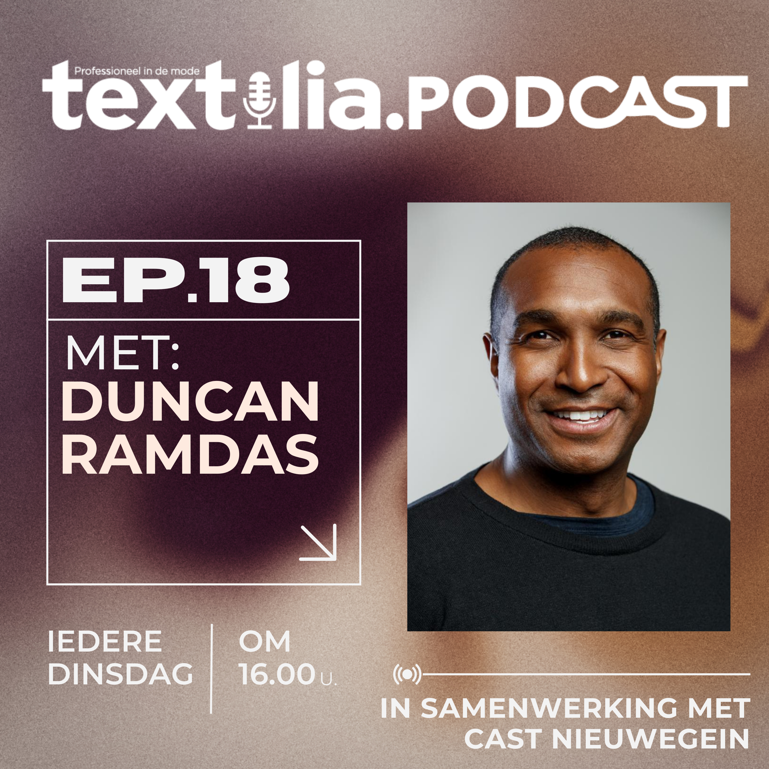 Leren door te vallen en op te staan: de ondernemersvisie van Duncan Ramdas (PDR 2) | Textilia Talks | Afl. 18 episode artwork