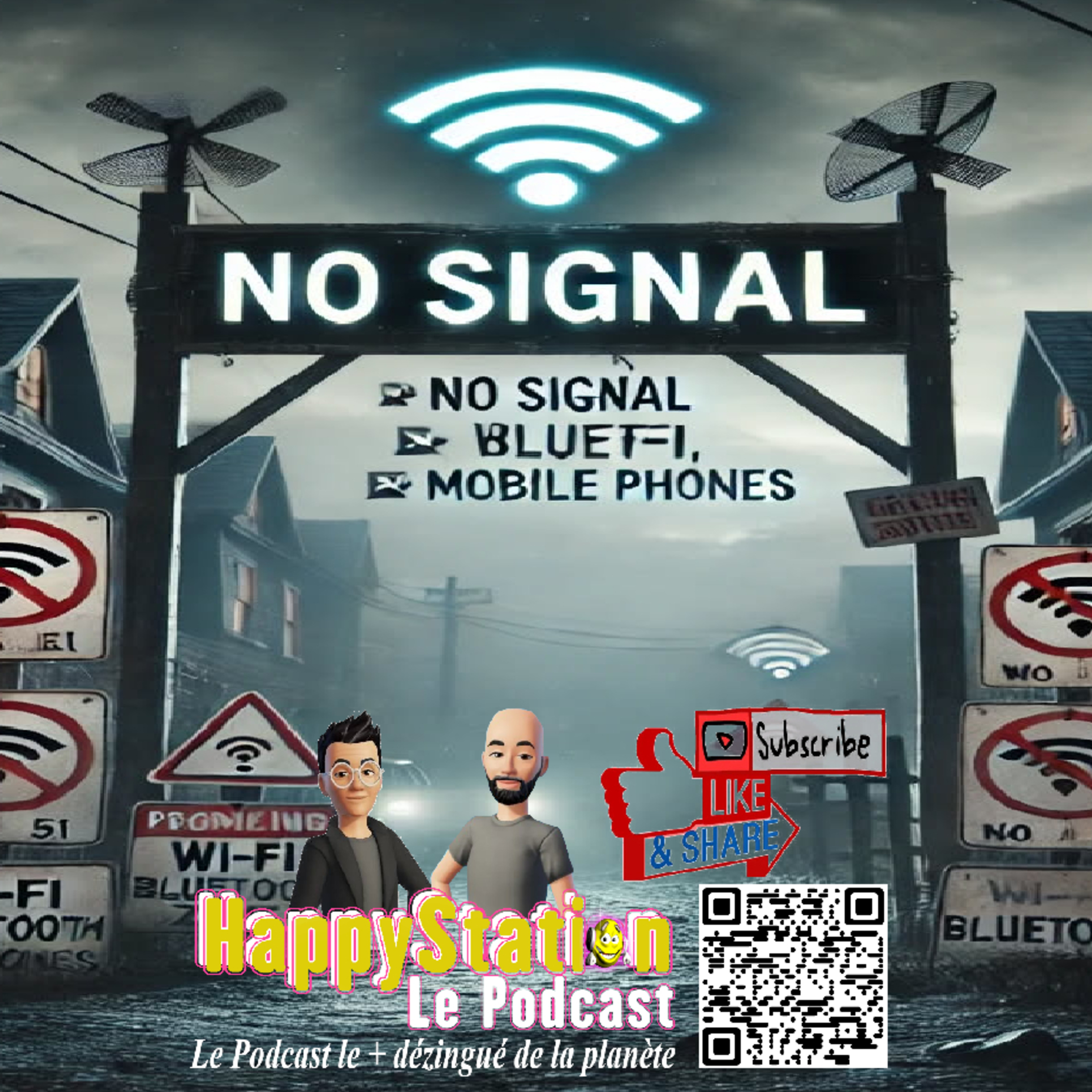 Happystation S2E8 " 📵❌🚫Bienvenue au Moyen Âge : Cette commune bannit tous les appareils modernes !🚫❌📵" episode artwork