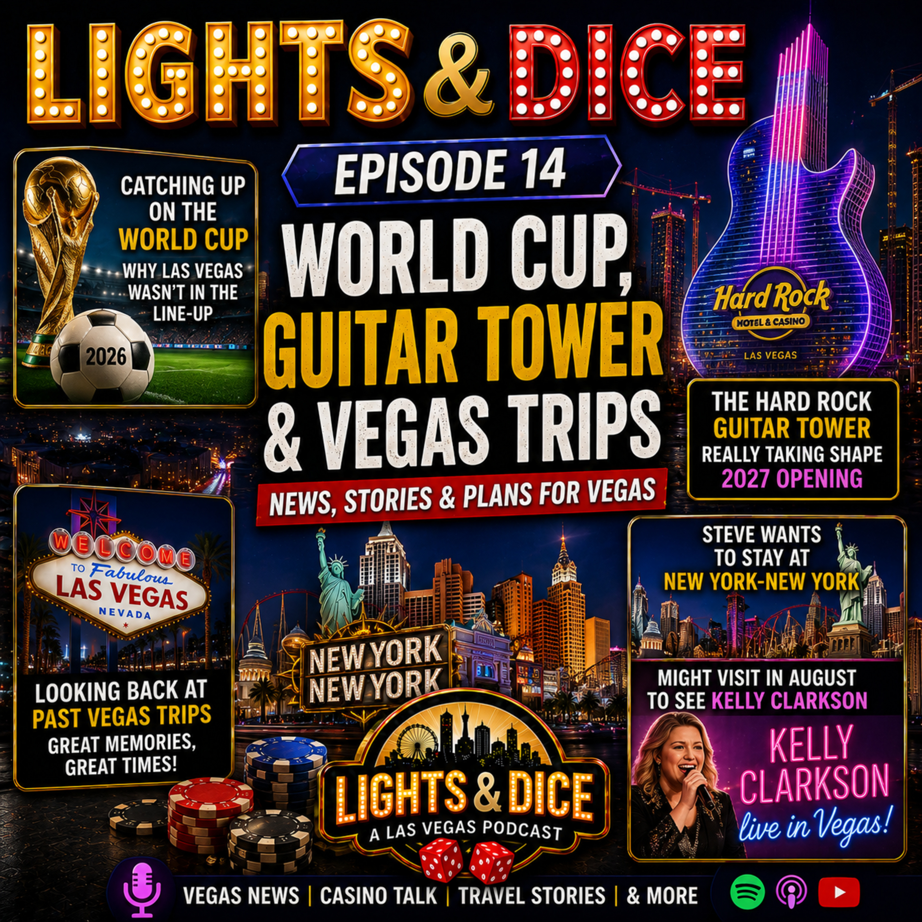 14 - World Cup, Guitar Tower, Kelly Clarkson, August Trip & More episode artwork