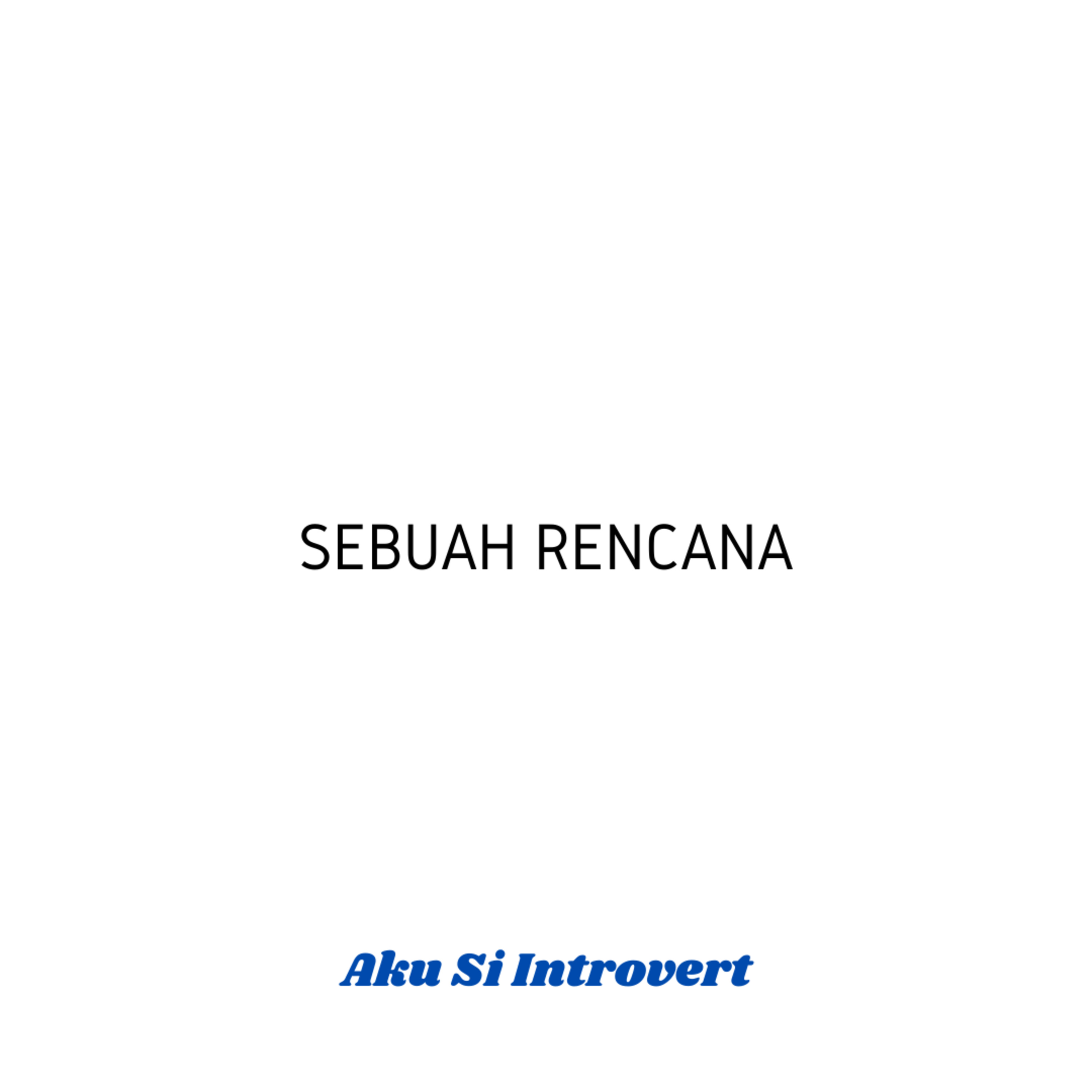 Sebuah Rencana episode artwork