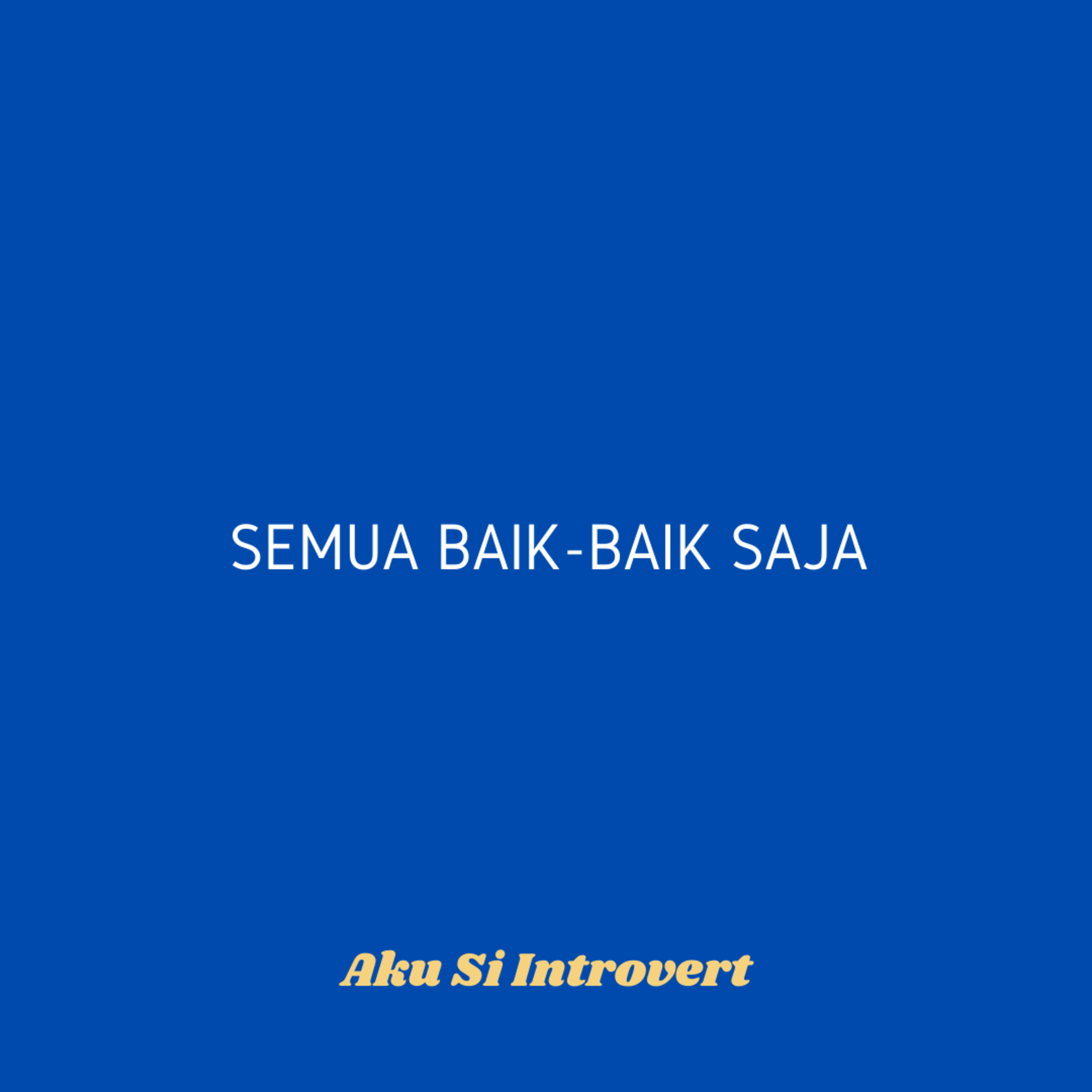 Semua baik-baik saja episode artwork