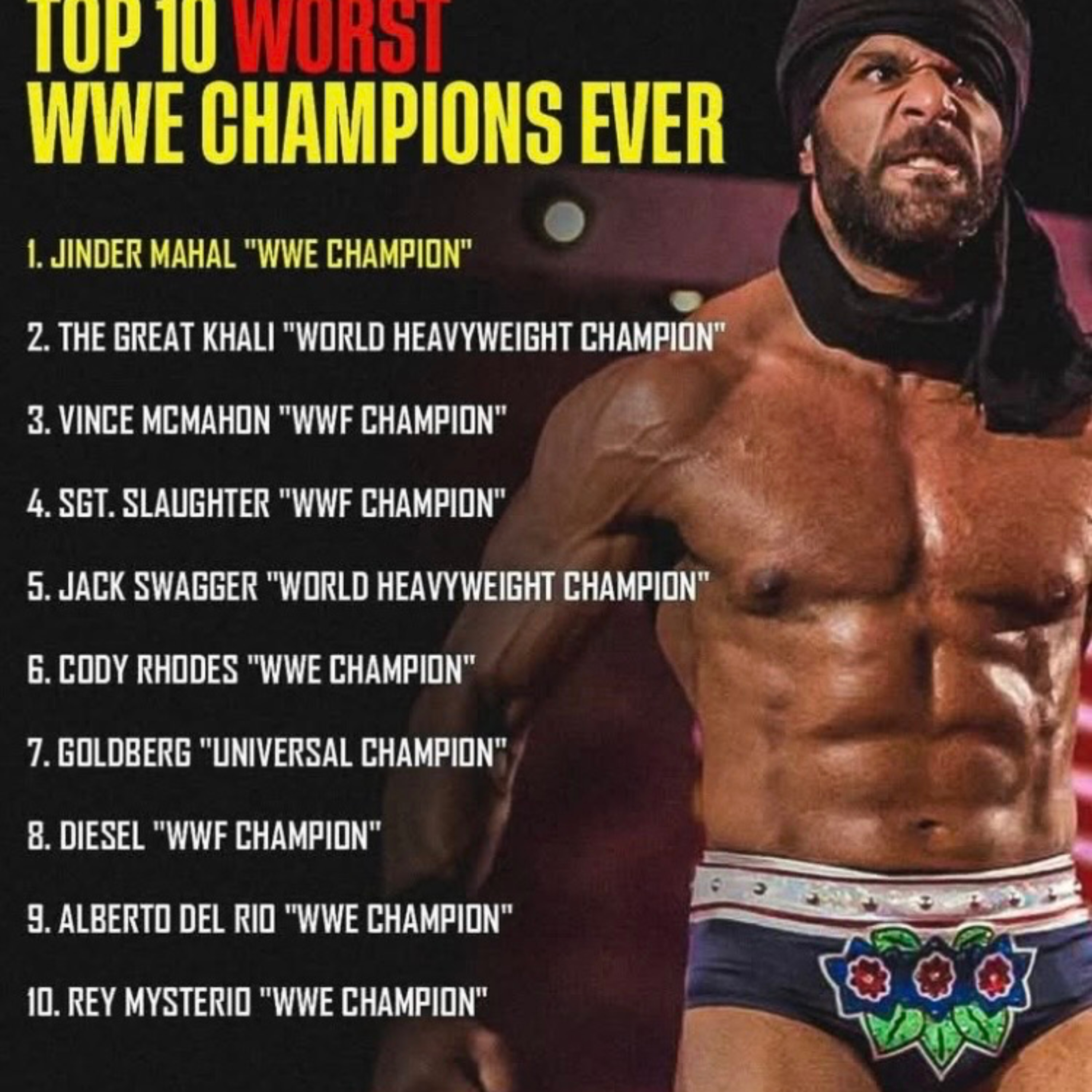 Top 10 Worst WWE Champions episode artwork
