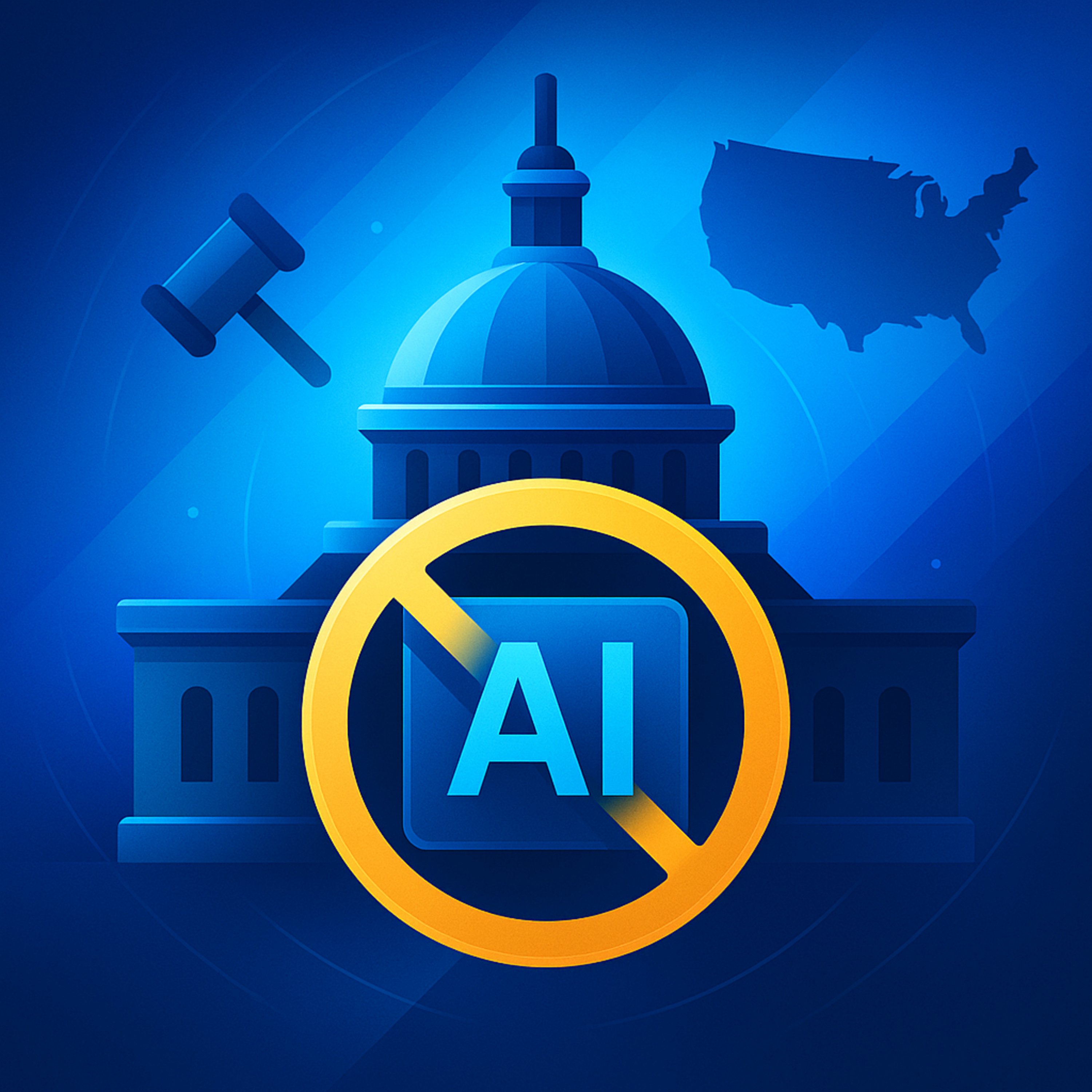 U.S. Congress Considers 10-Year Moratorium on State-Level AI Laws episode artwork