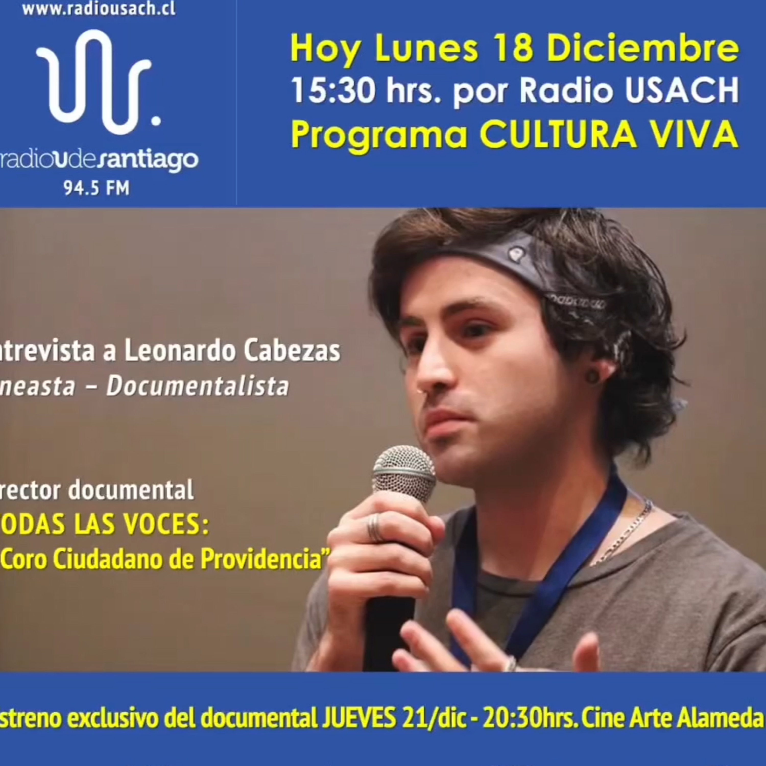 Entrevista 2017: Radio Universidad de Santiago de Chile (USACH) | Leonardo Cabezas episode artwork