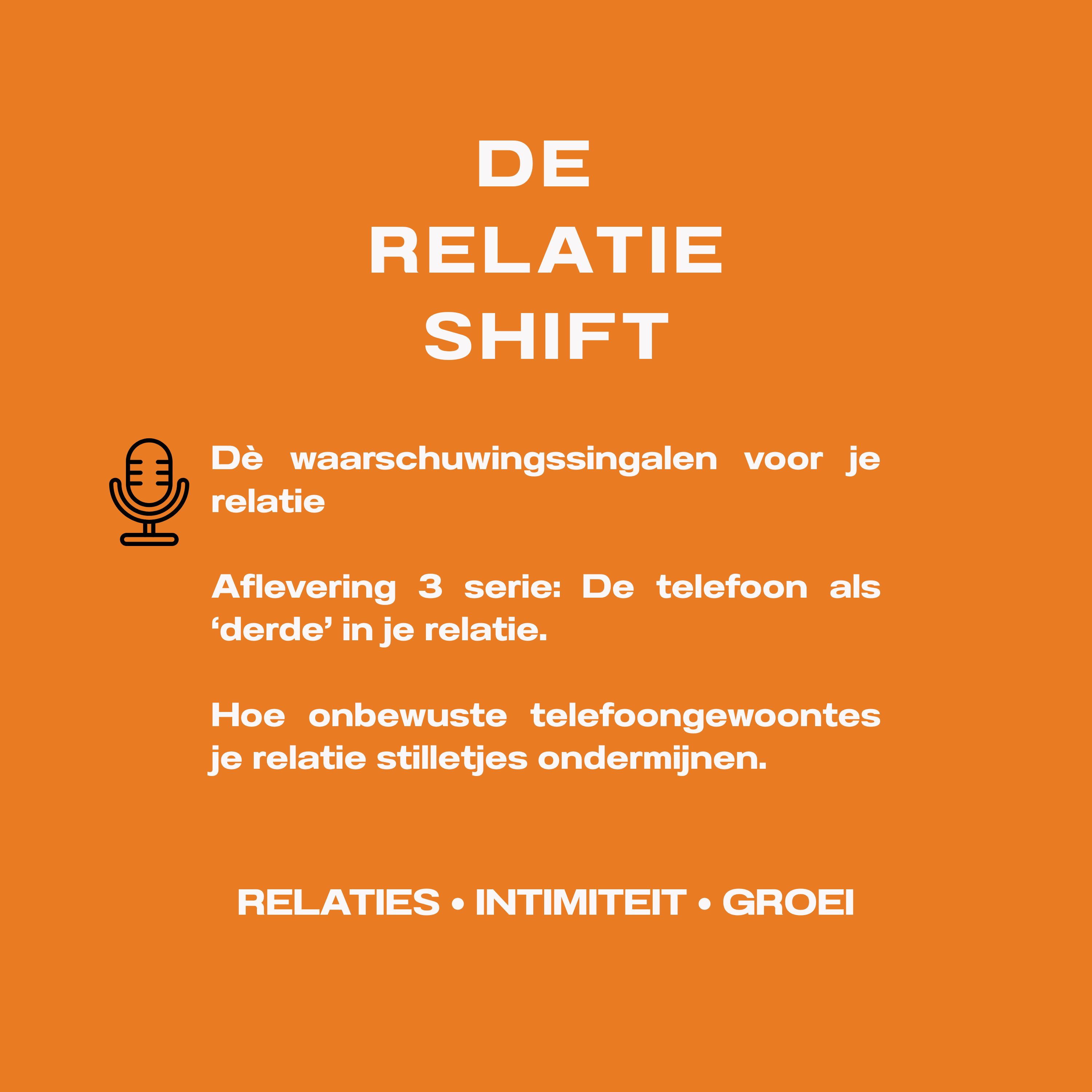 De telefoon als derde in je relatie . Hoe onbewuste telefoongewoontes je relatie stilletjes ondermijnen. episode artwork