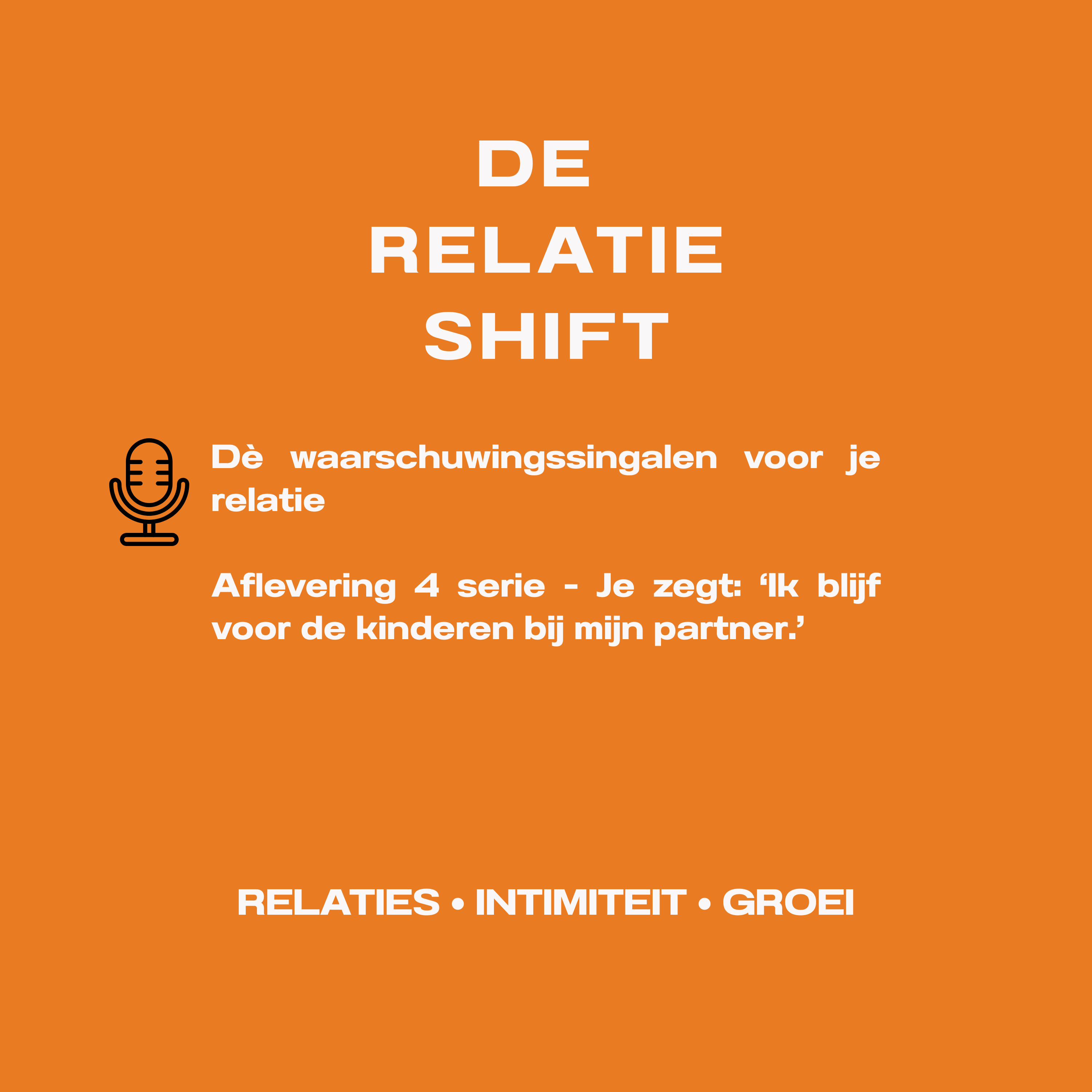 Blijf je echt voor de kinderen, of uit angst voor verandering? episode artwork