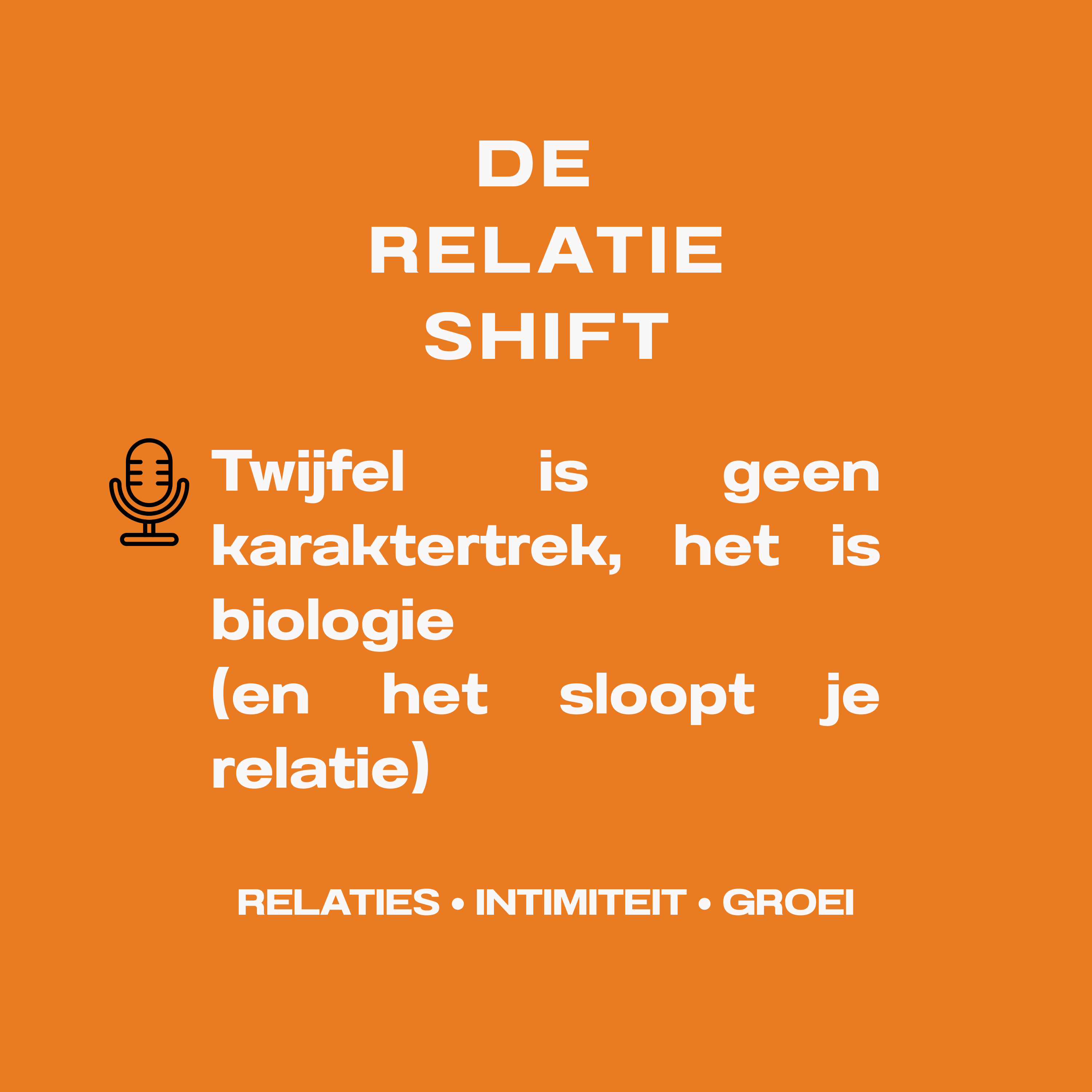 Twijfel is geen karaktertrek, het is biologie (en het sloopt je relatie) episode artwork