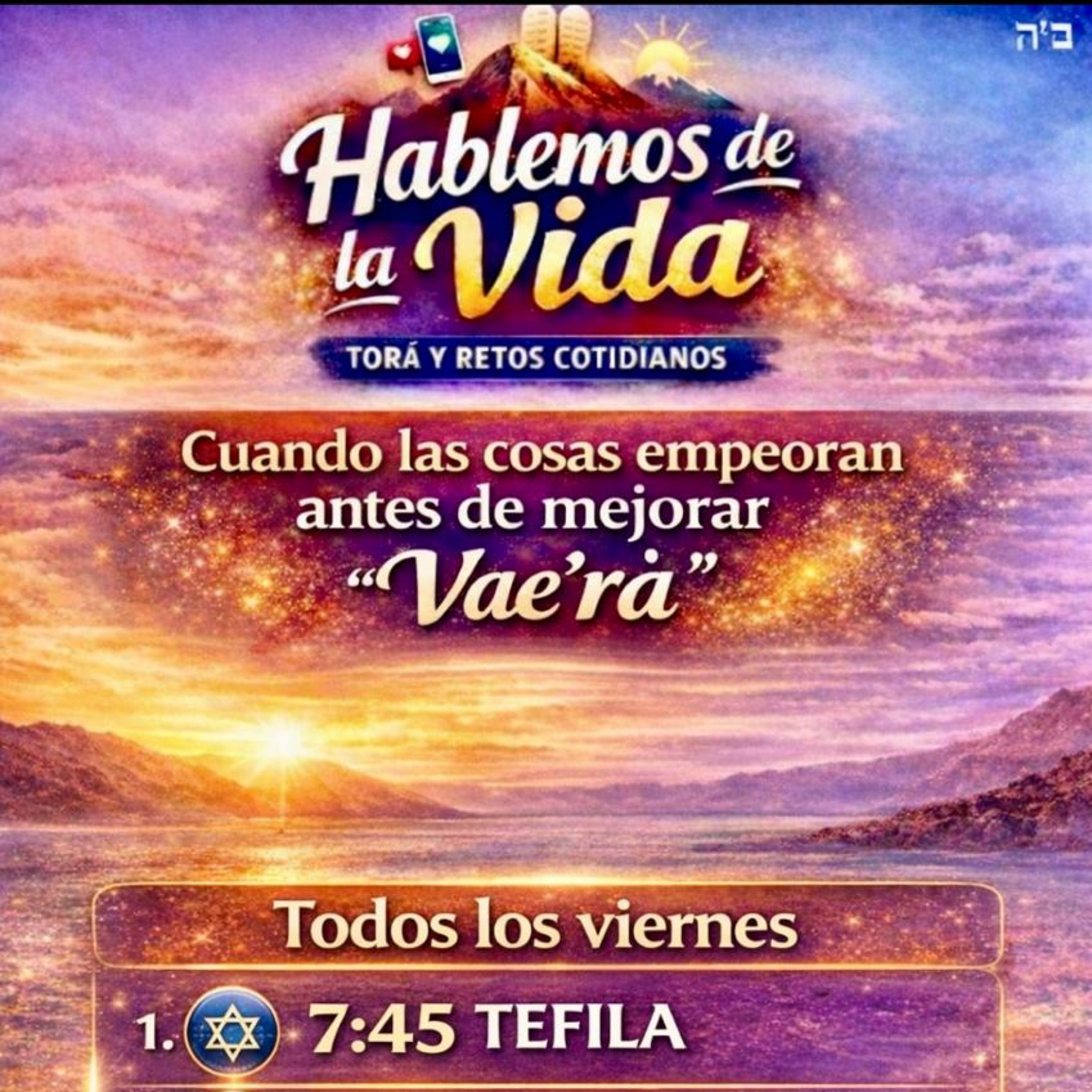 RAB MOY HILU- VAERA-5786-HABLEMOS DE LA VIDA episode artwork