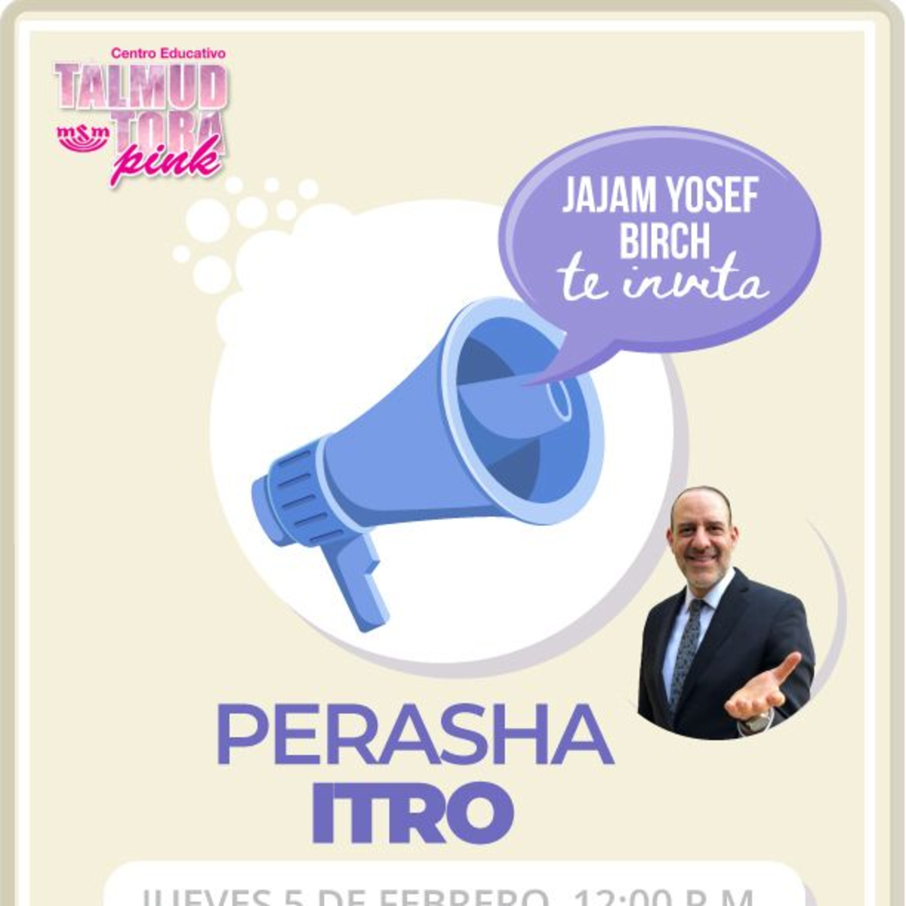 RAB YOSEF BIRCH- PERASHA ITRO 5786 episode artwork