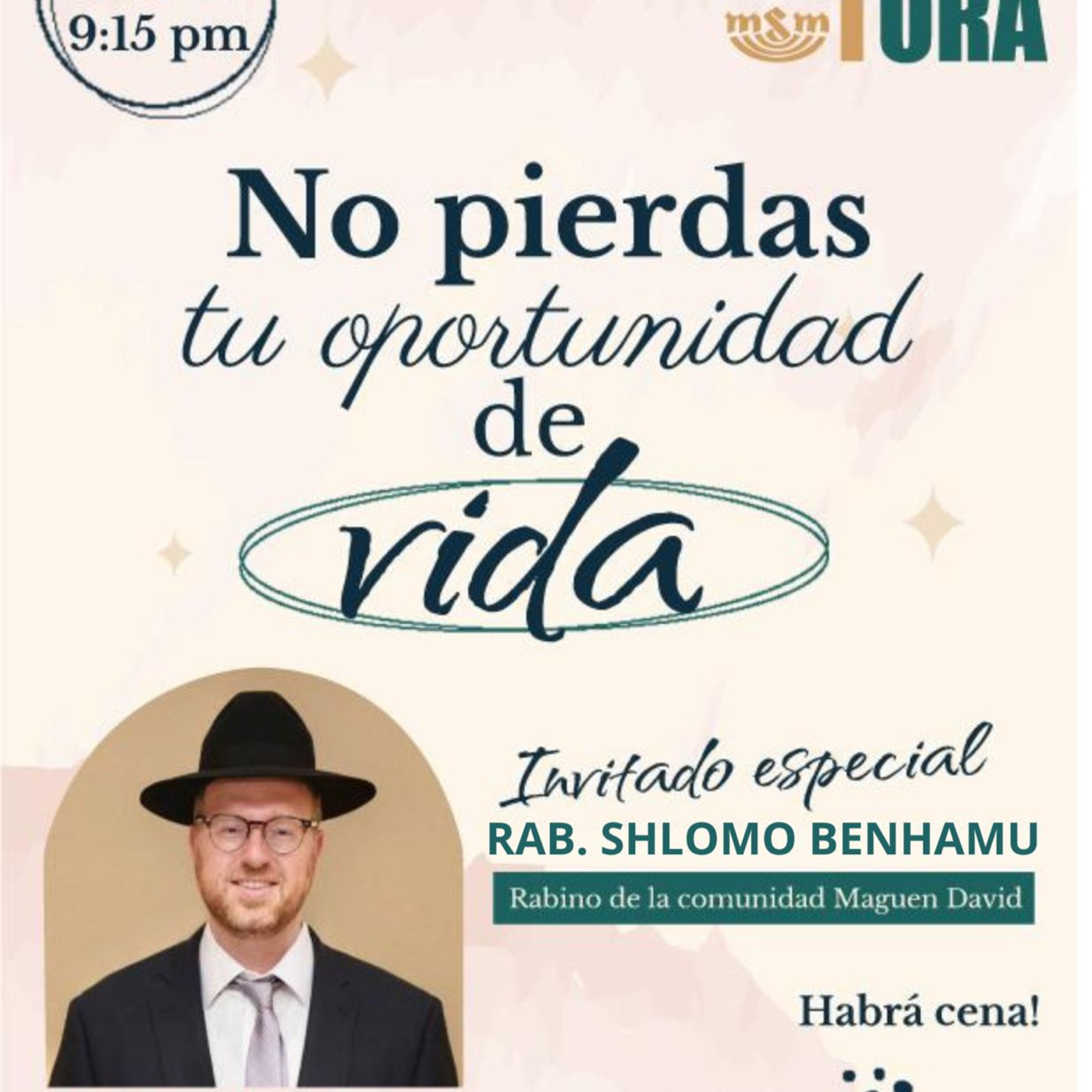 RAB SHLOMO BENHAMU- PURIM 5786- NO PIERDAS TU OPORTUNIDAD DE VIDA episode artwork