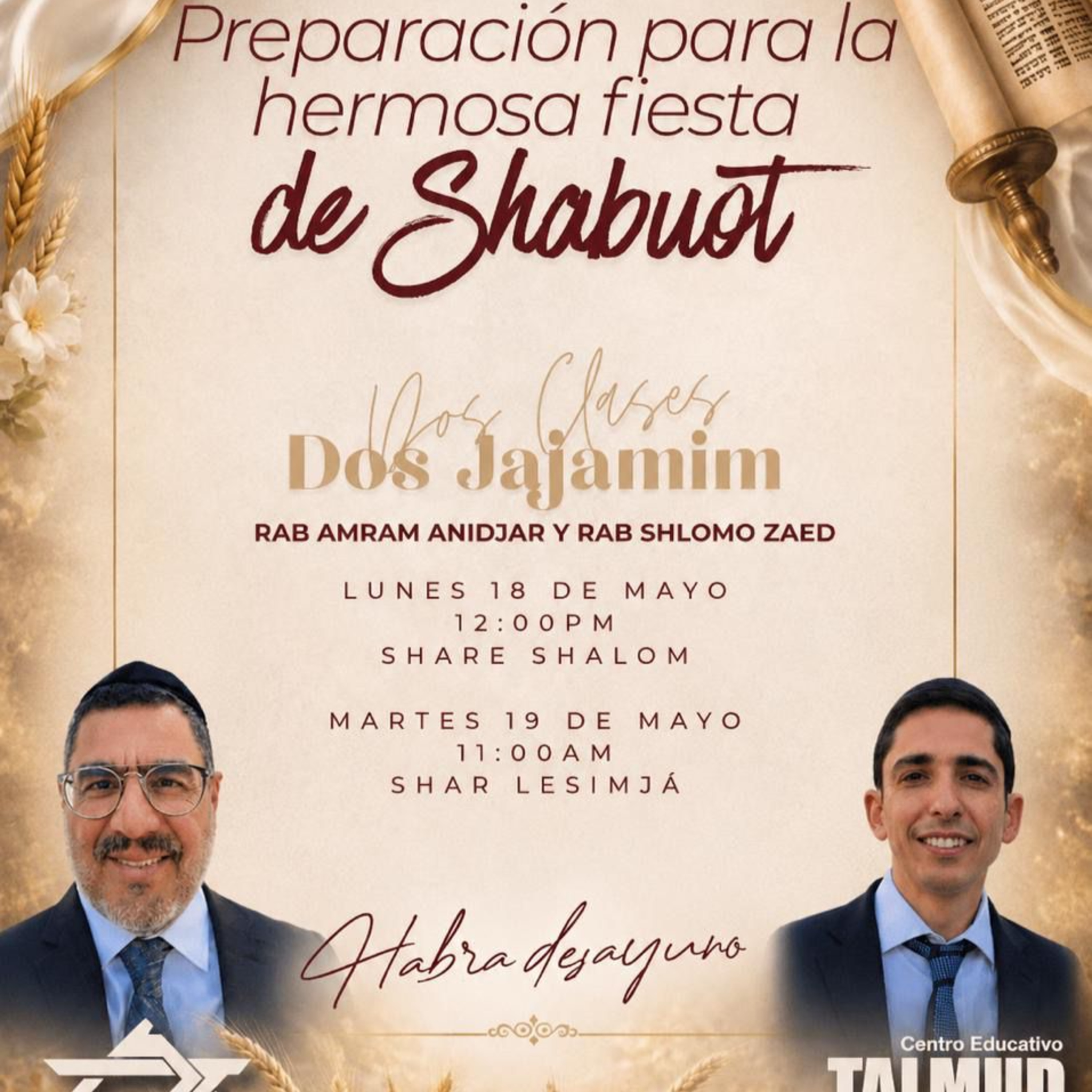 RABS SALLY ZAED Y AMRAM ANIDJAR- SHABUOT- HUMILDAD PARA RECIBIR LA TORA- 01 episode artwork
