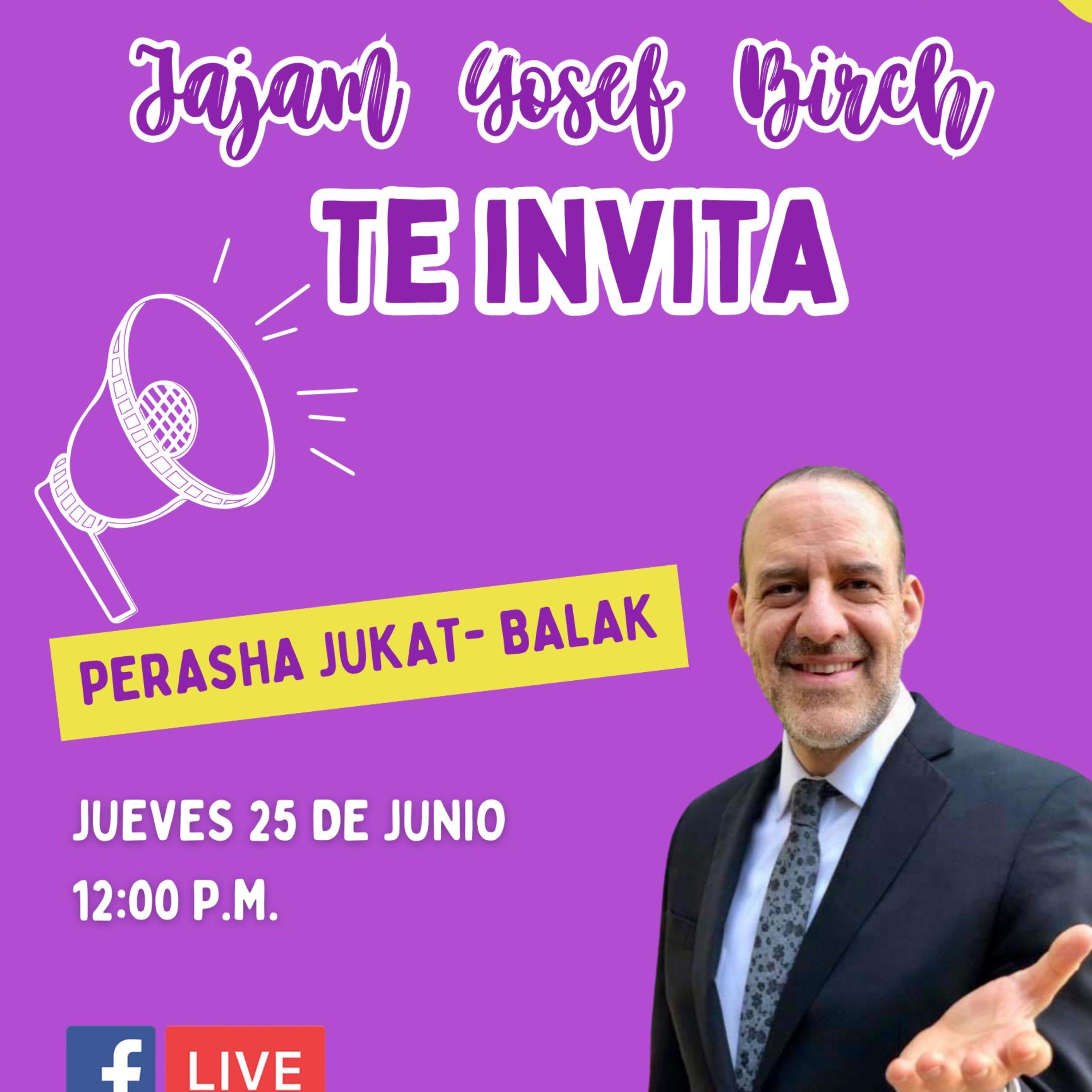 RAB YOSEF BIRCH- PERASHA JUKAT BALAK 5786 episode artwork