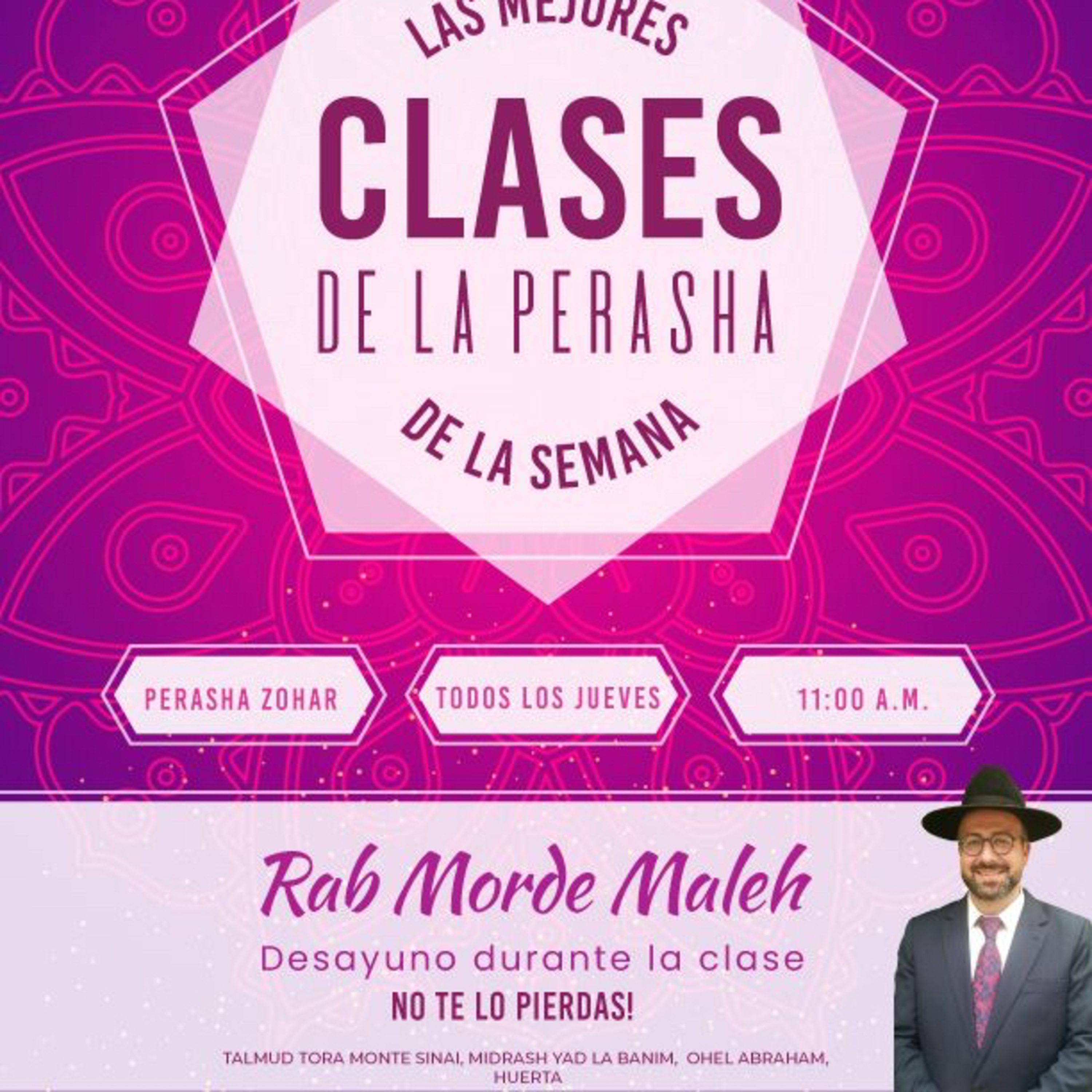 RAB MORDEJAY MALEJ- PERASHA CON ZOHAR - BALAK 5786 episode artwork
