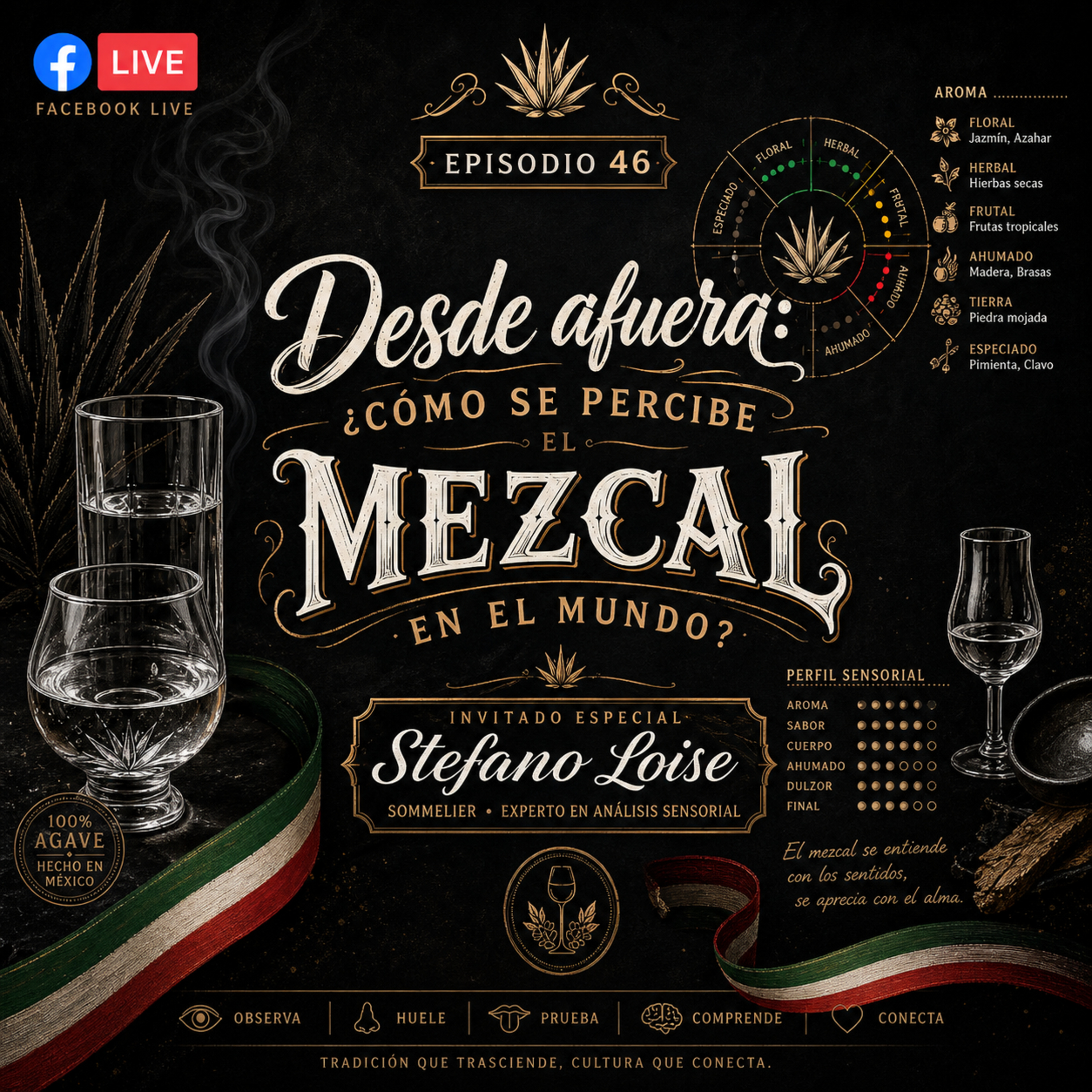 🎙️“Desde afuera: ¿Cómo perciben el mezcal en el mundo?” 🥃🌍 episode artwork