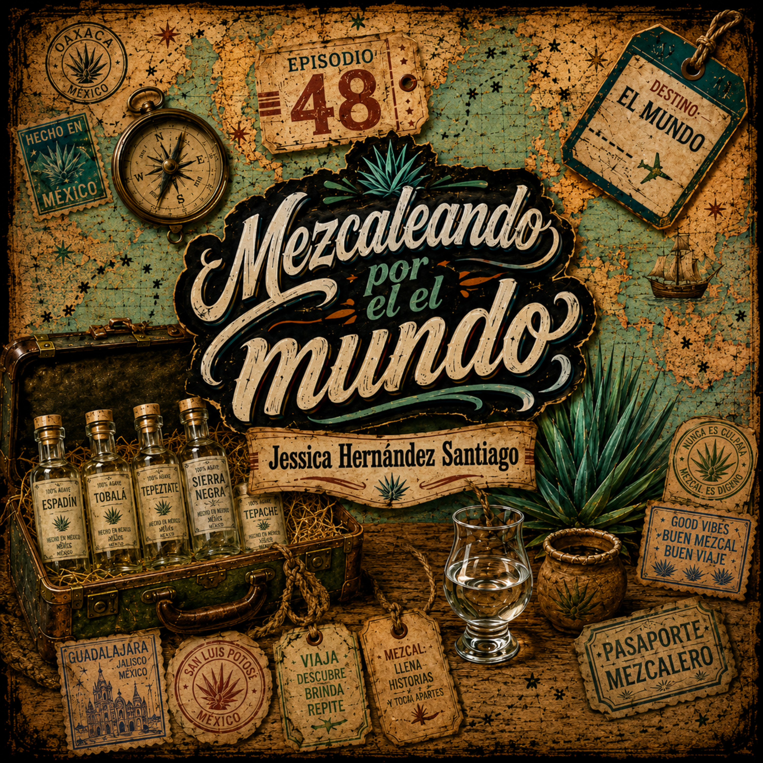 “Mezcaleando por el mundo 🌎✈️" episode artwork