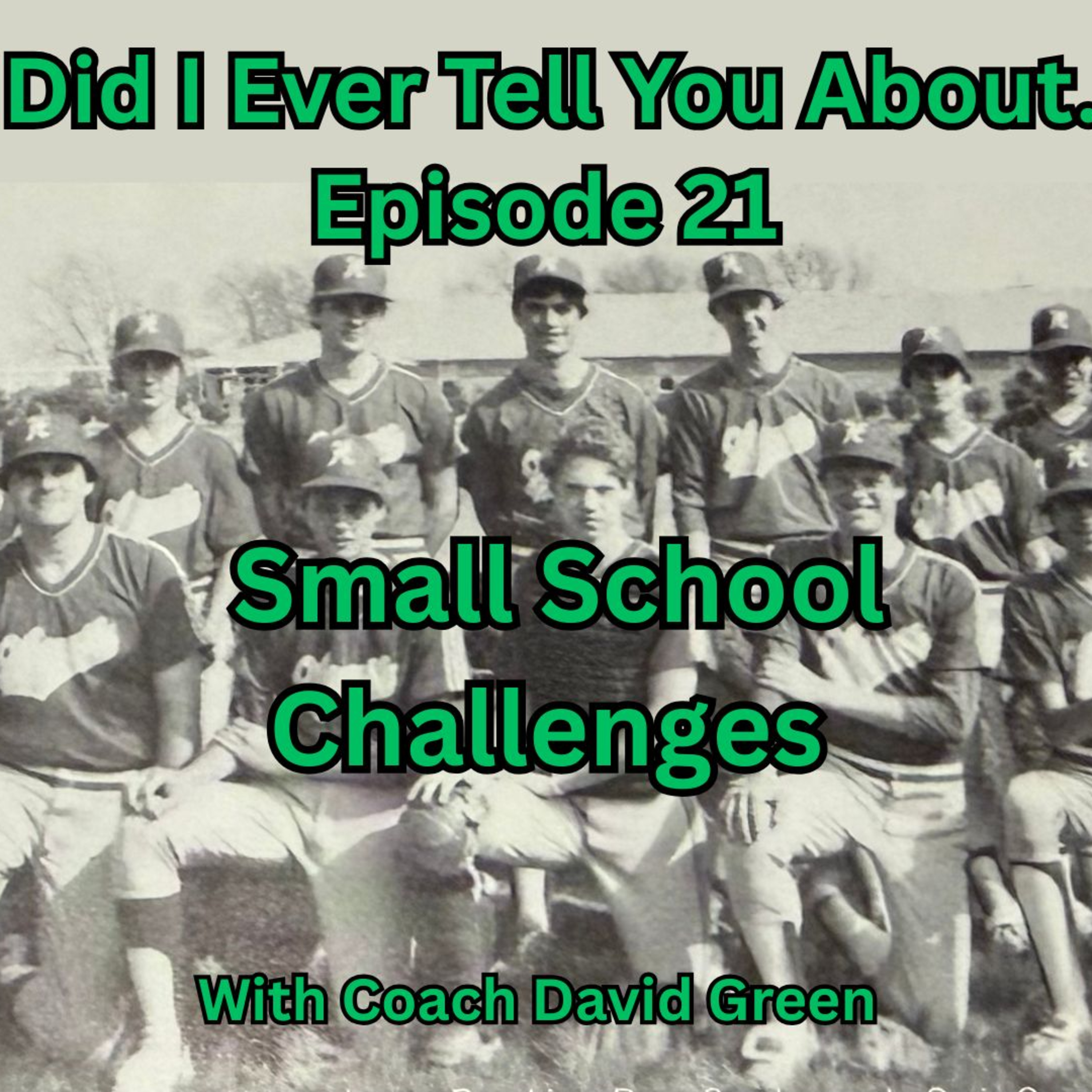 Small School Challenges: Episode 21 of Did I Ever Tell You About... episode artwork
