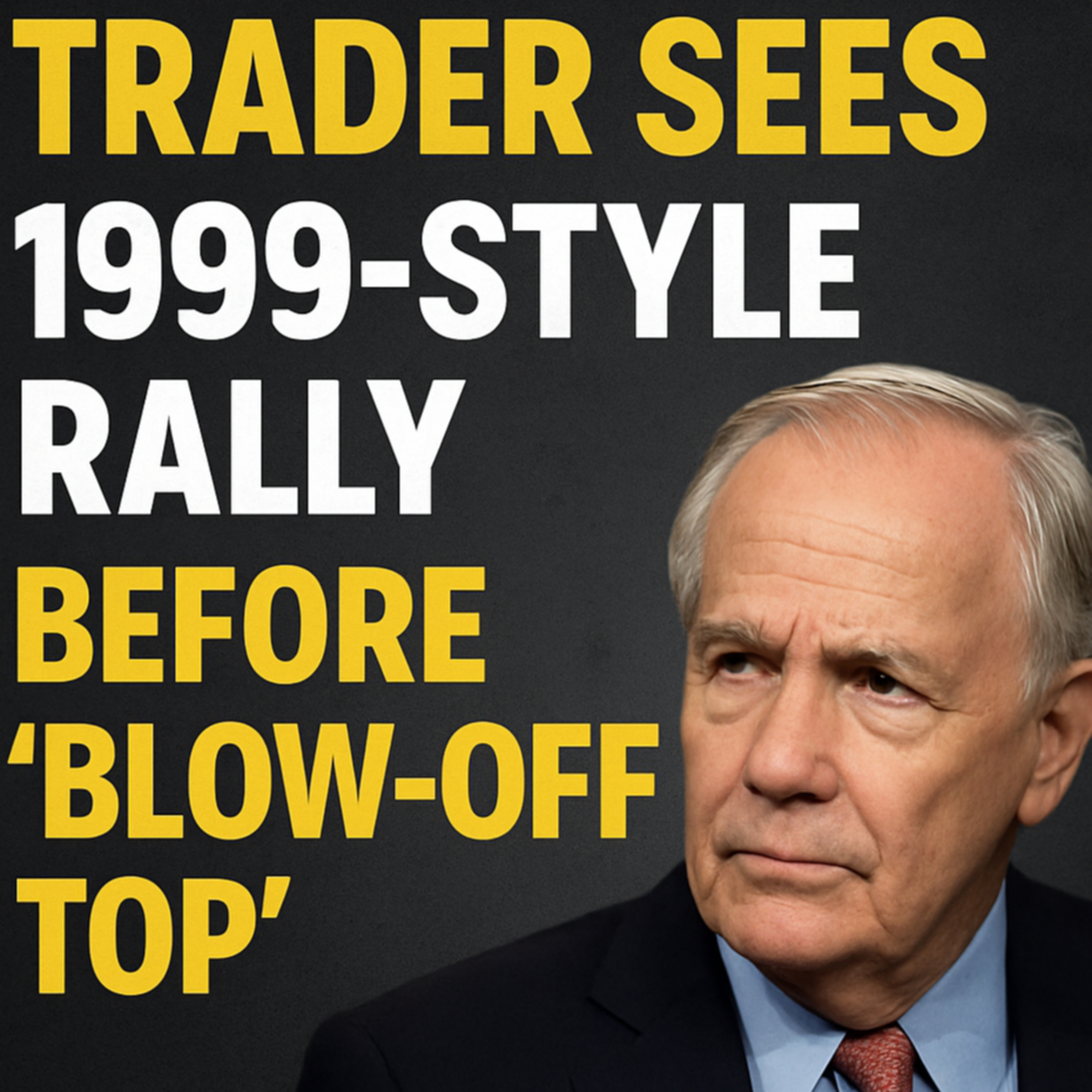 Cover for Paul Tudor Jones: "This Looks Like 1999" - Market Blow-Off Top Warning + Bitcoin $124K