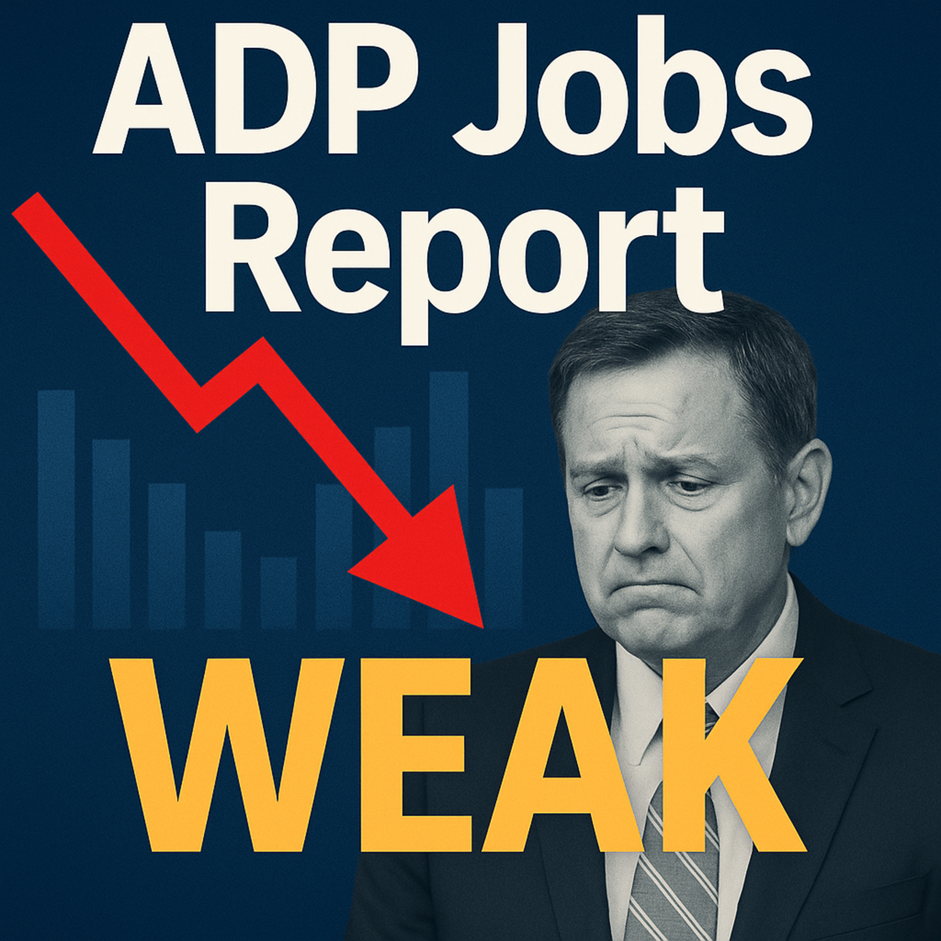 Cover for ADP Jobs Report WEAK | Bitcoin -2.4% | Trump Tariff Case: $200B at Stake | Government Reopening Soon?
