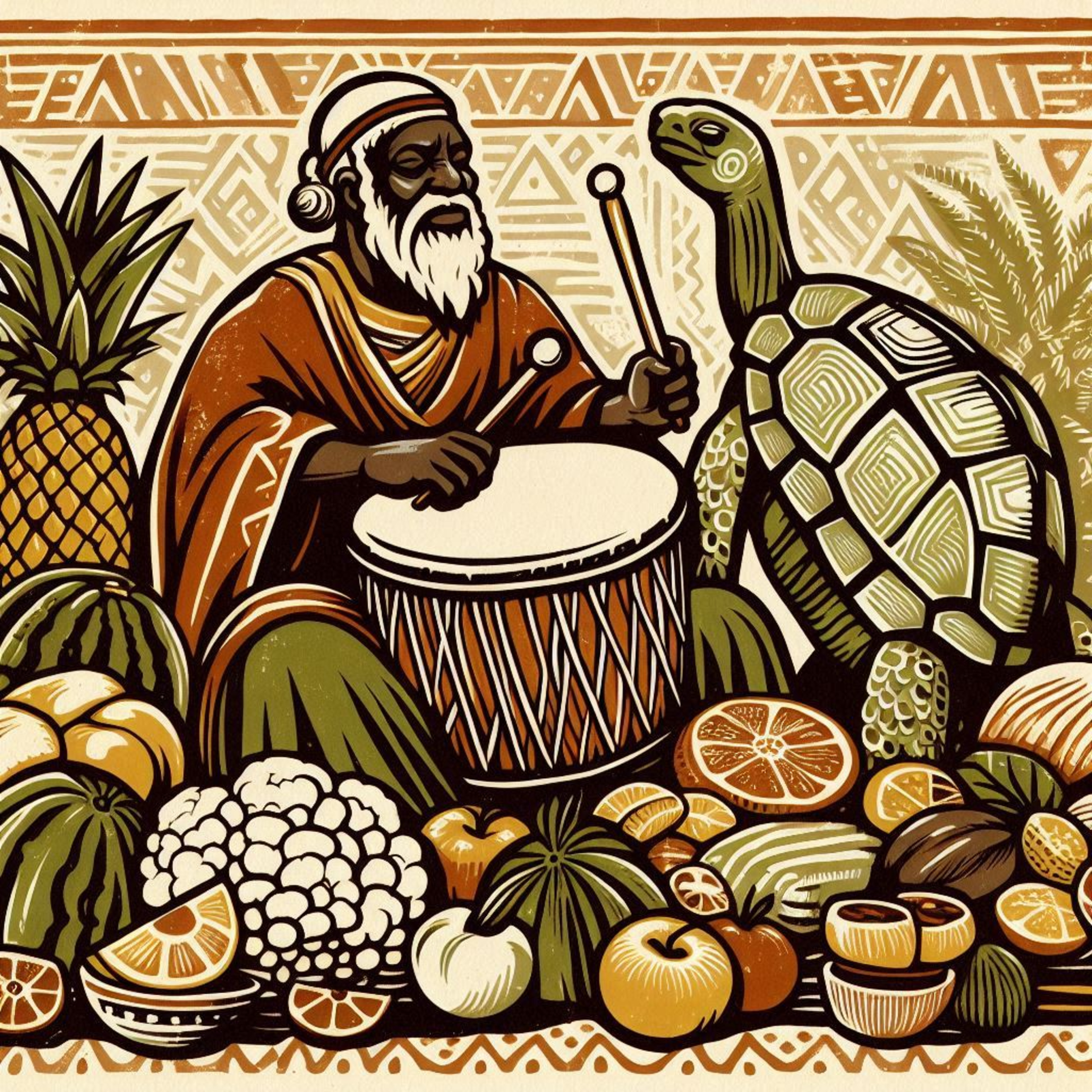 神鼓🥁 - 中英雙語睡前故事 - The Magical Drum - Bedtime Story in Mandarin Chinese and English