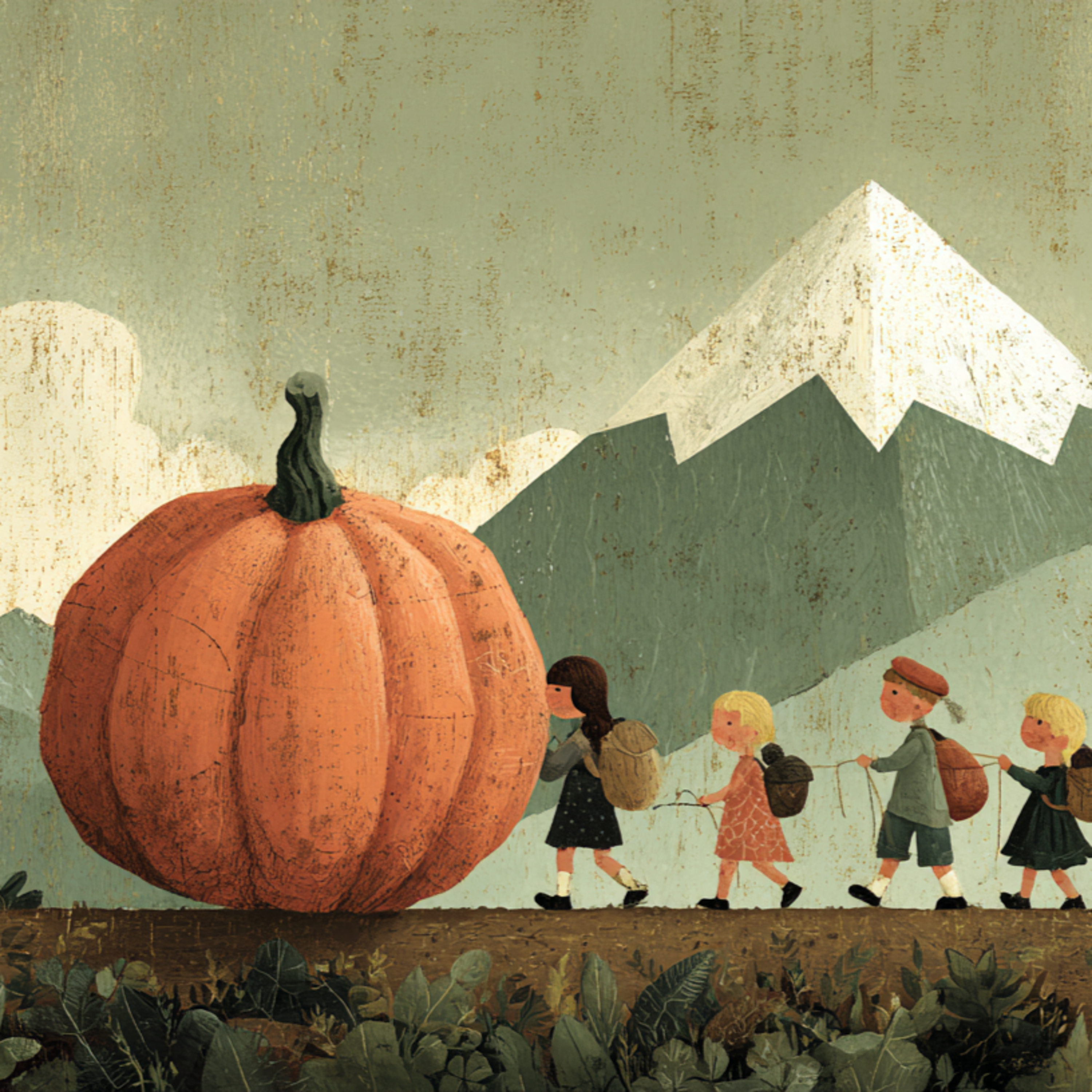 The Pumpkin Hall in Town | 镇上的南瓜大厅 | 中英文雙語故事 | Learn Mandarin & English Through Story Listening