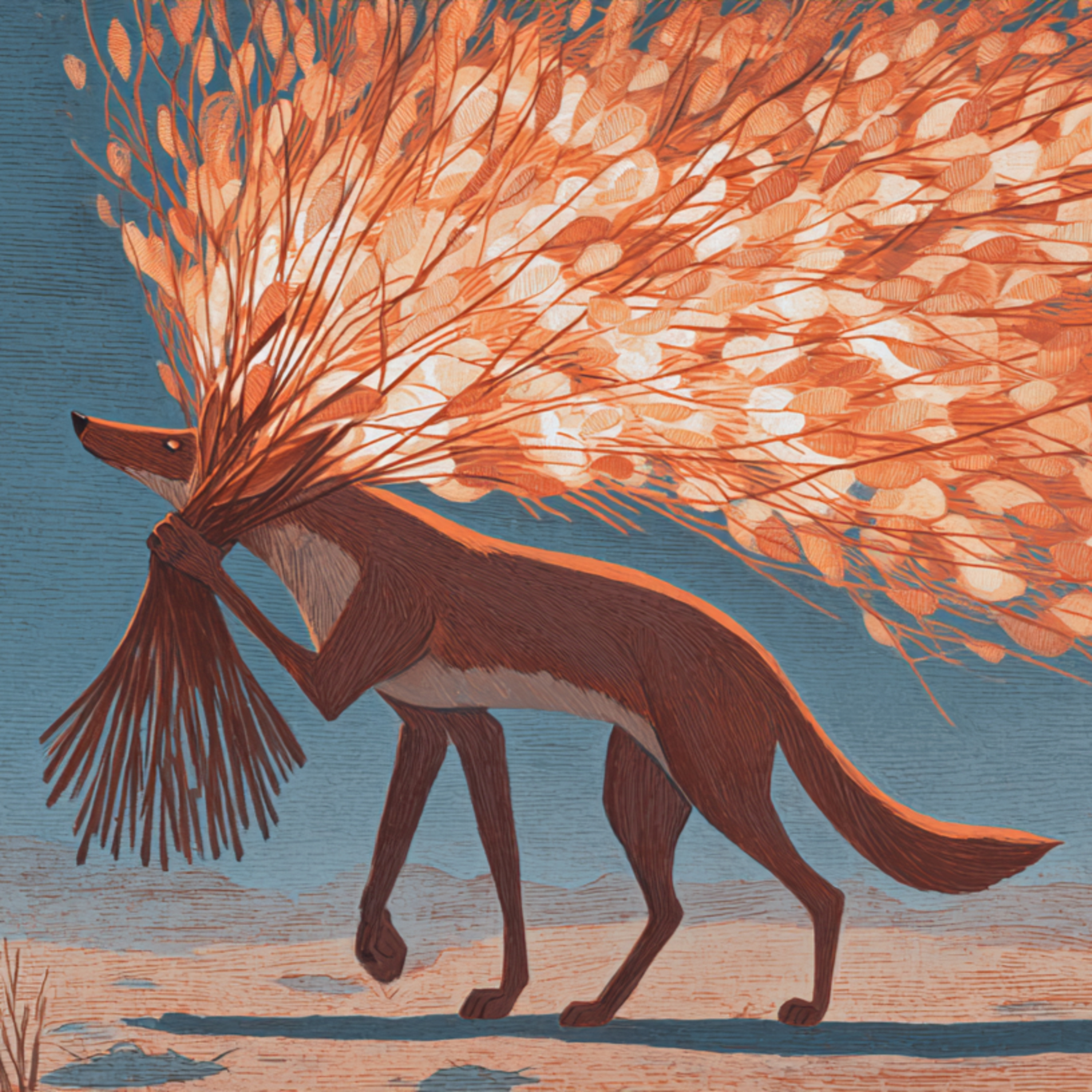 The Coyote and the Scattered Stars | 郊狼與漫天星辰 | Bilingual Story (English + Chinese) 英中雙語