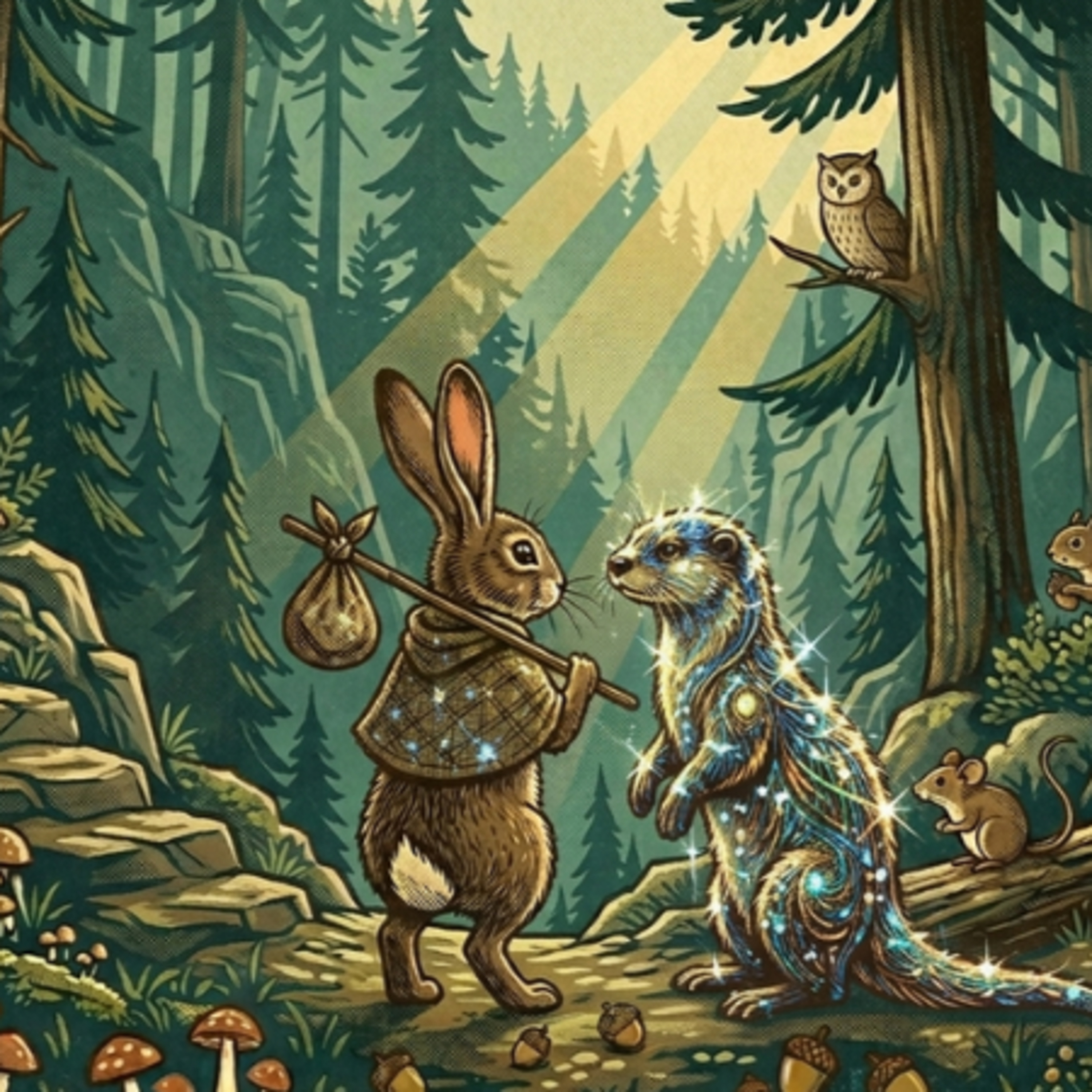 The Rabbit and the Otter |兔子和水獭 | Bilingual Bedtime Story (English & Mandarin Chinese) 英中双语故事