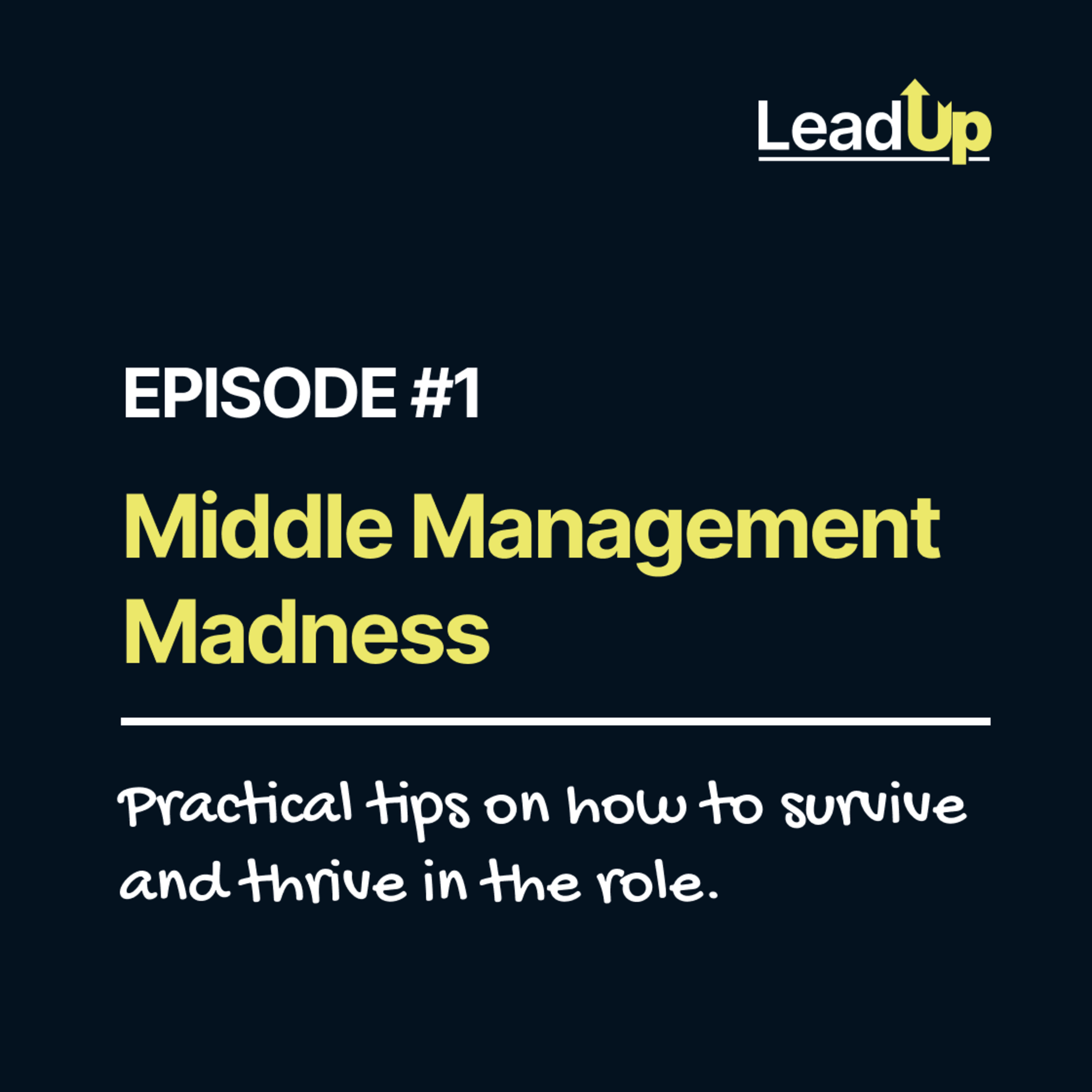 Middle Management Madness: Practical Tips on How to Survive and Thrive in the Role episode artwork