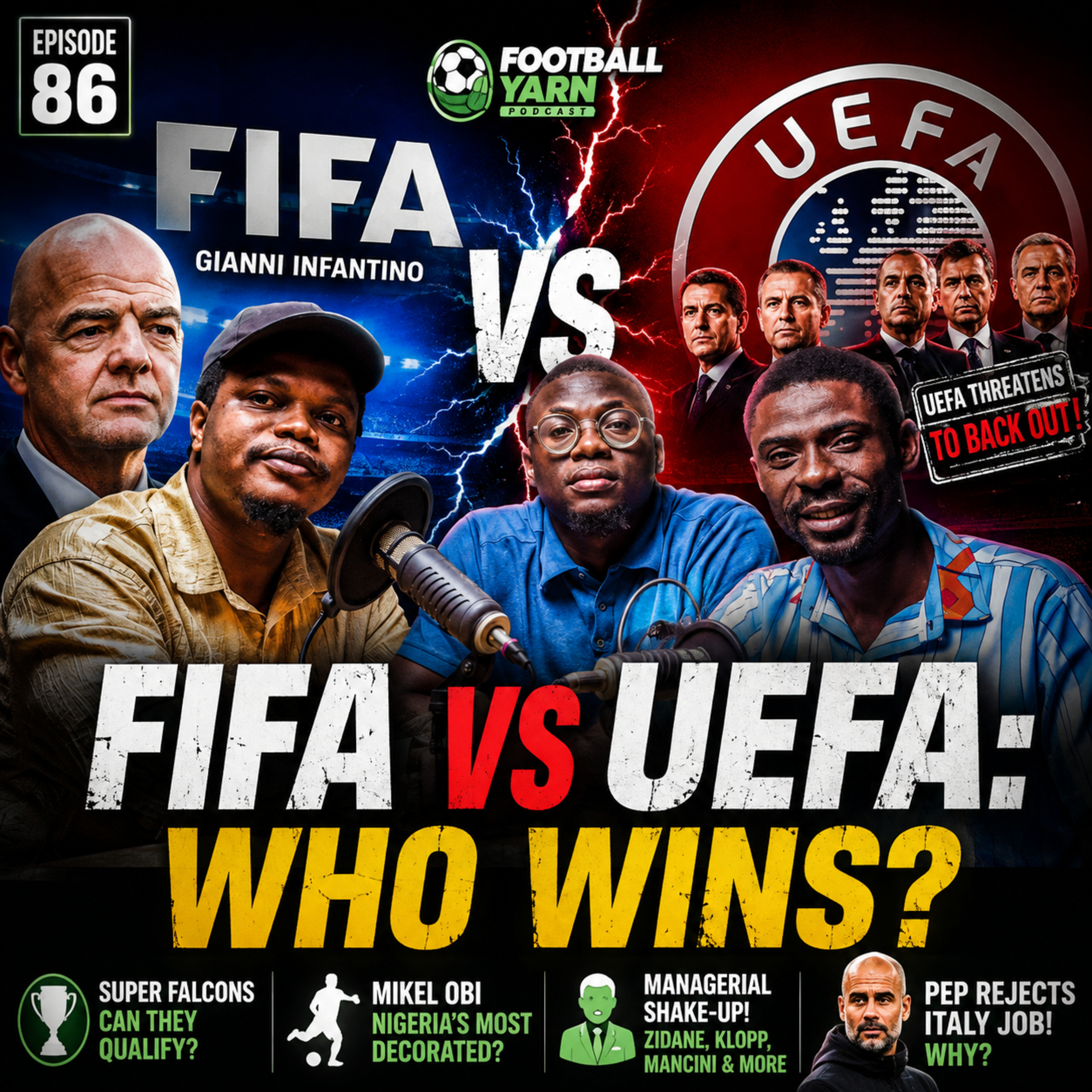 Episode 86: FIFA vs UEFA: Who Wins? episode artwork